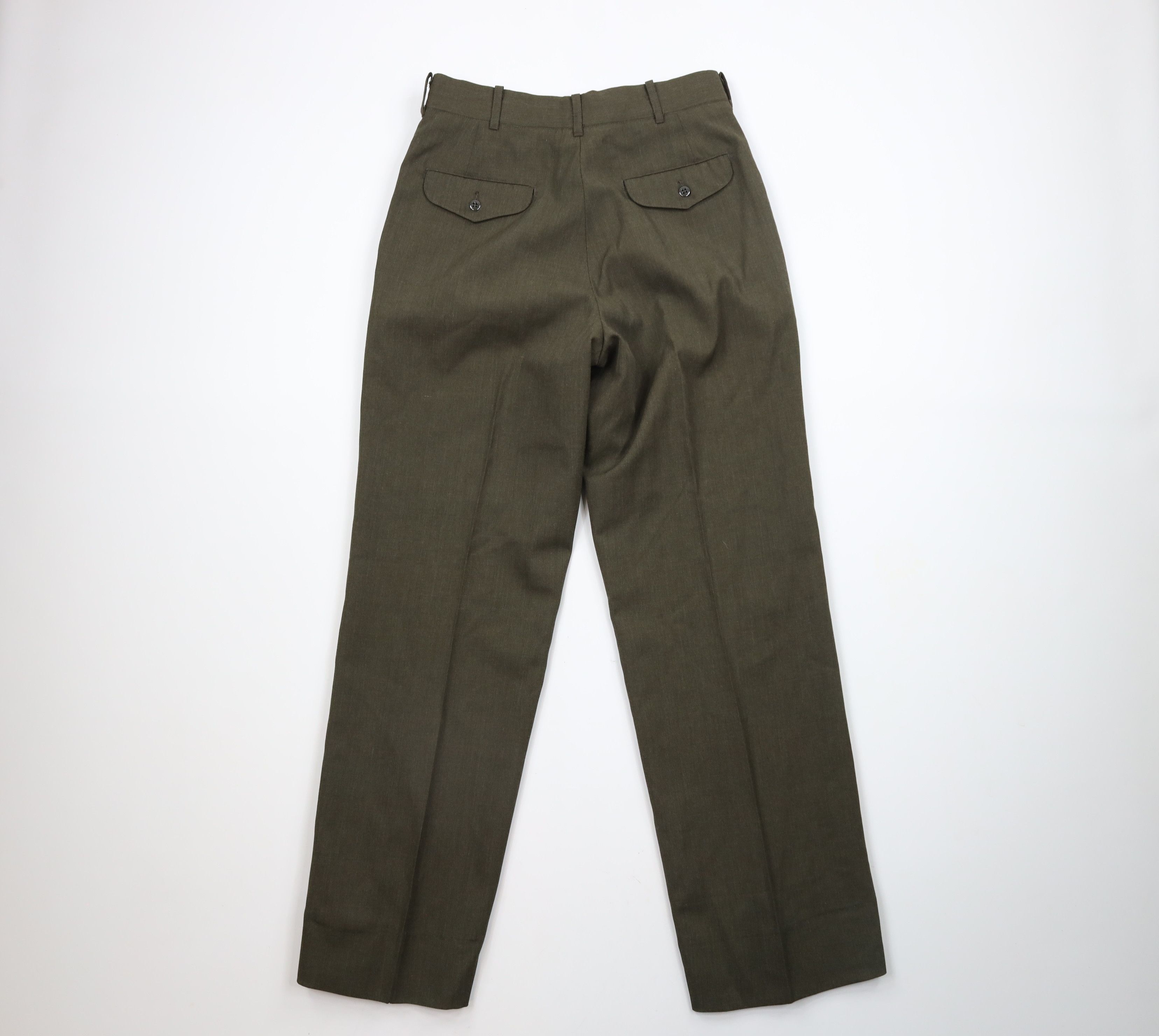 Vintage Vintage 90s Military Corps Wide Leg Trousers Pants USA Size US 30 / EU 46 - 8 Thumbnail