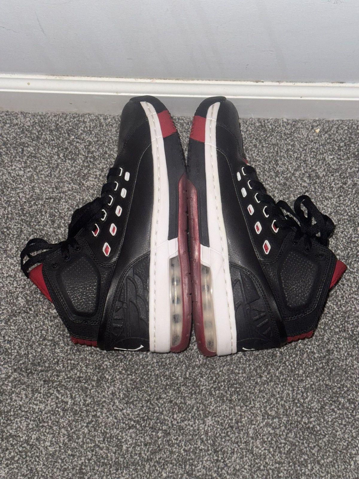 Nike Jordan Ol'School Black White Gym Red Bred Mens Sneakers, 8.5 Size US 8.5 / EU 41-42 - 4 Thumbnail