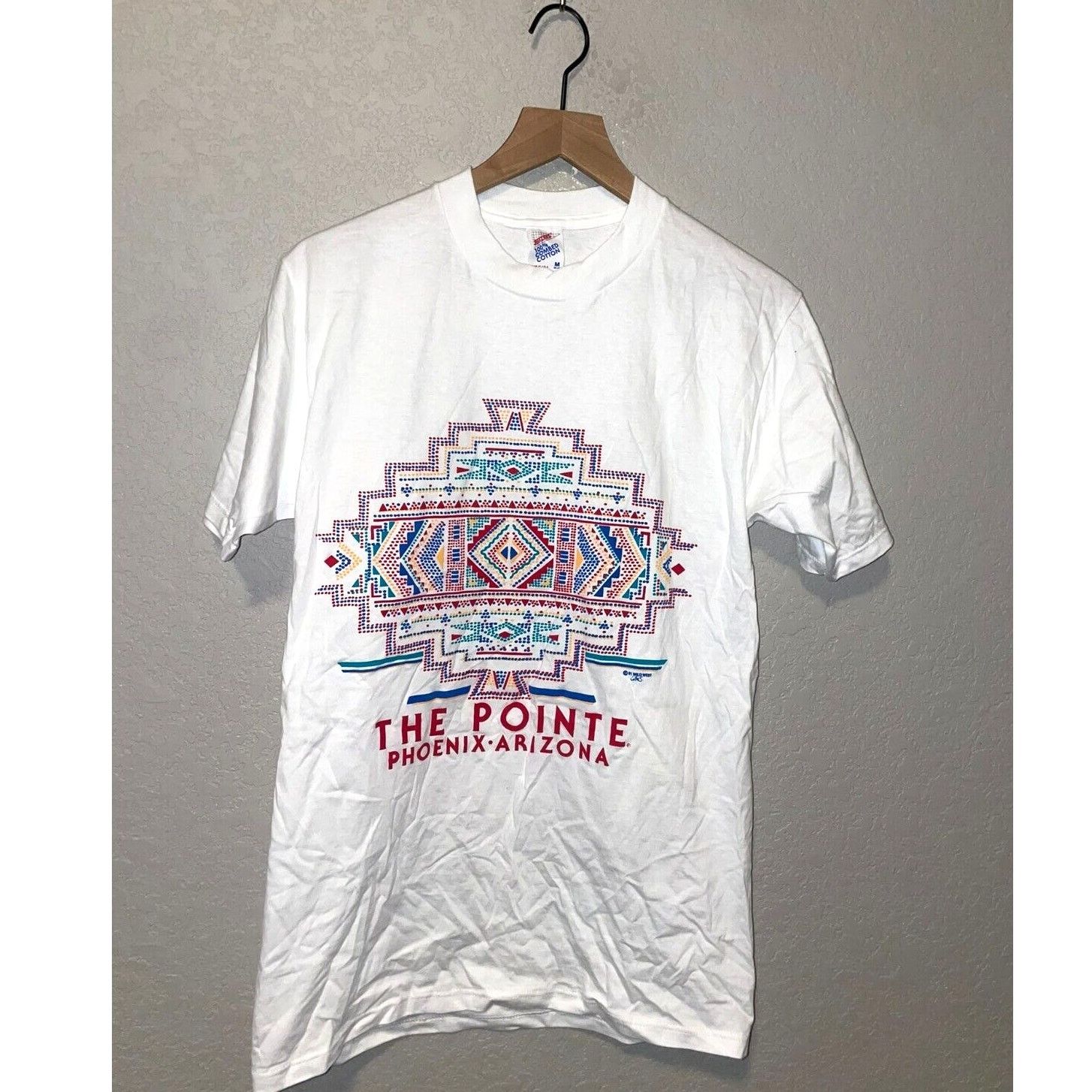 Jerzees × Vintage Vintage Test Print The Pointe Arizona Lake Tahoe White M Tee Size US M / EU 48-50 / 2 - 1 Thumbnail
