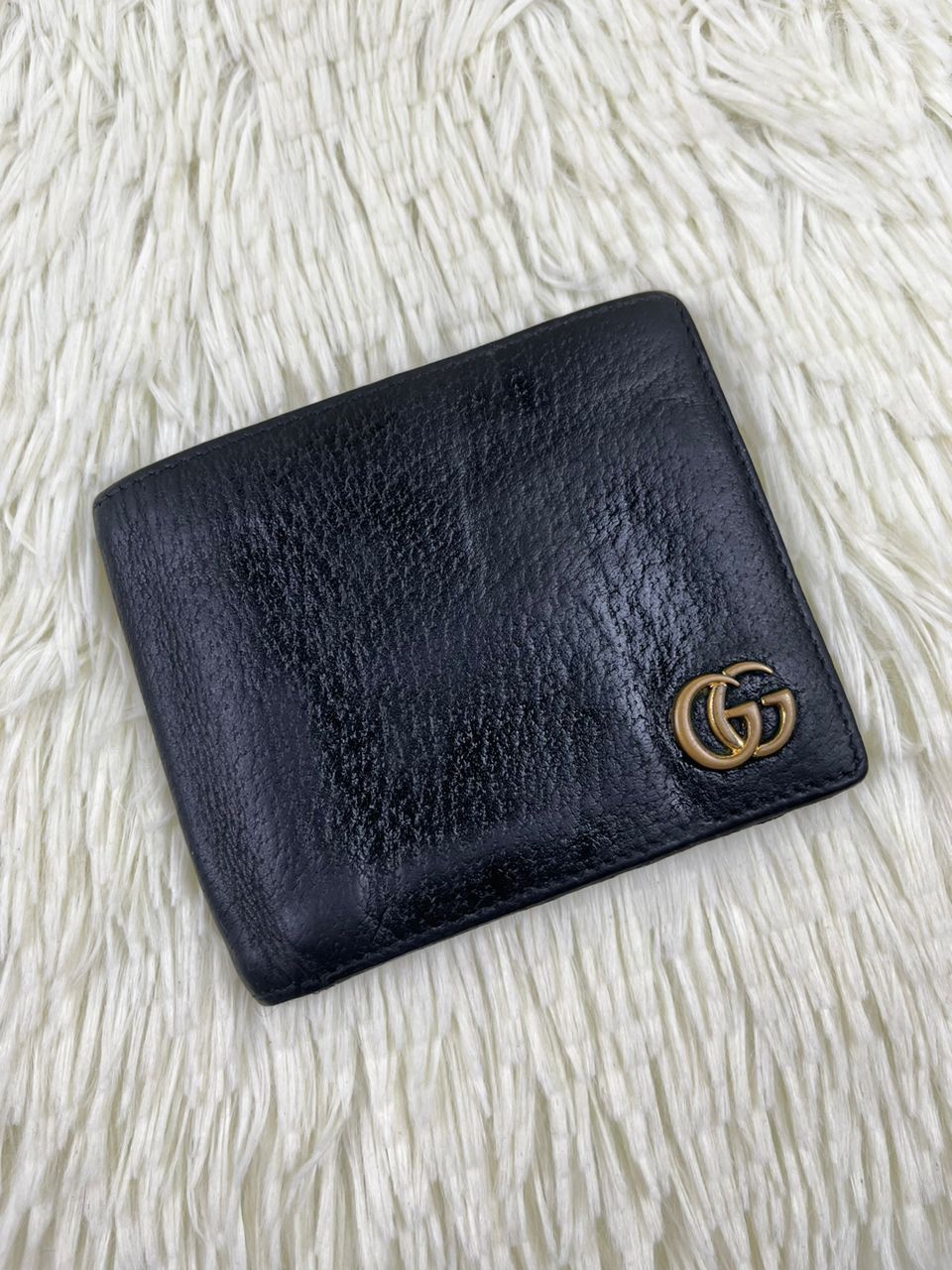 Gucci × Vintage Gucci GG Marmont Bi-Fold Leather Wallet Size ONE SIZE - 2 Thumbnail