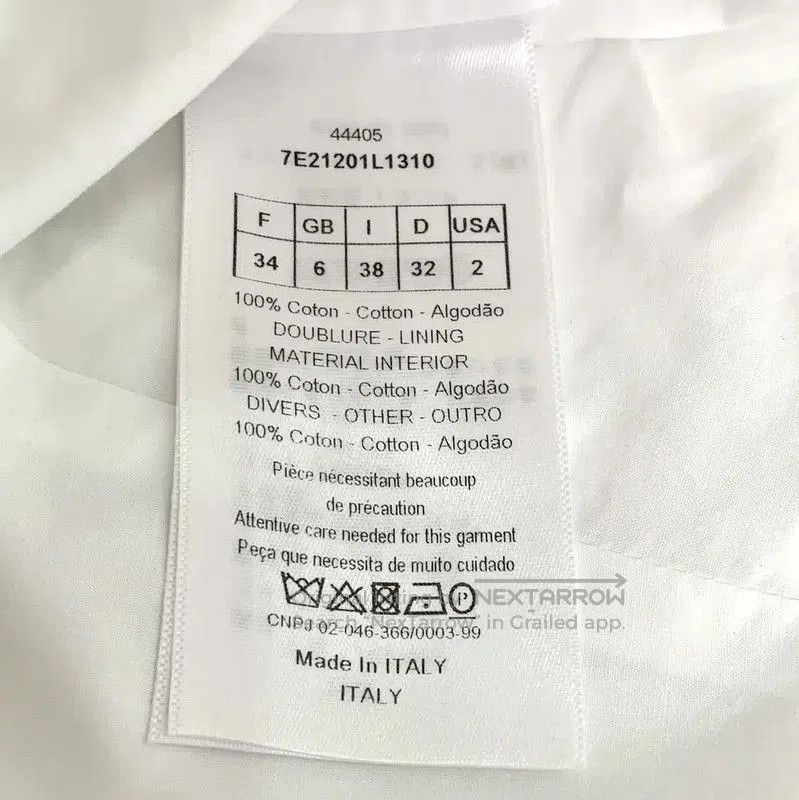 Dior Dior Women's White Cotton Jacket . Size XS / US 0-2 / IT 36-38 - 6 Thumbnail