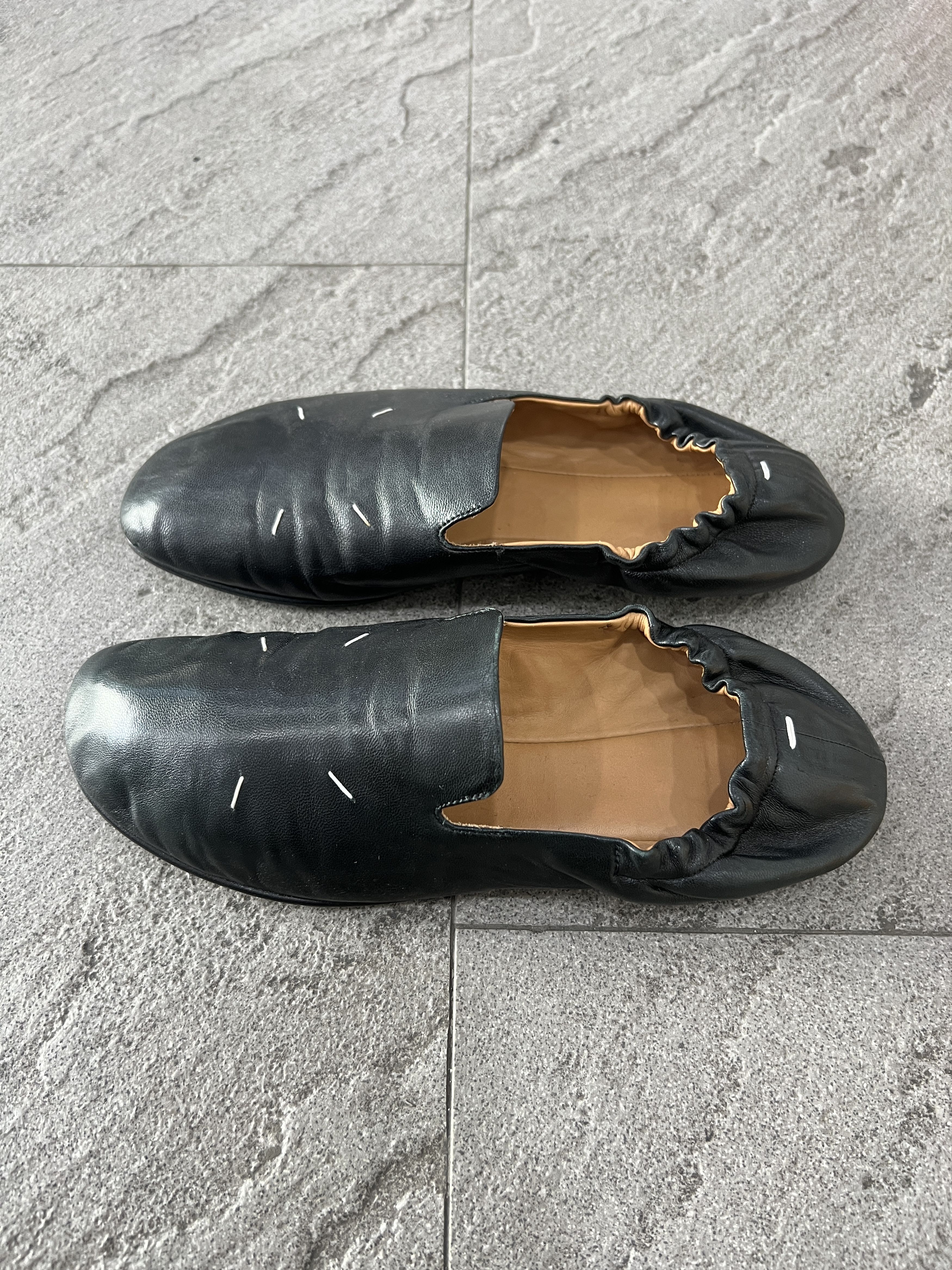 Maison Margiela Maison Margiela Four Stitch Leather Slip On EU37 Size US 7 / IT 37 - 2 Thumbnail