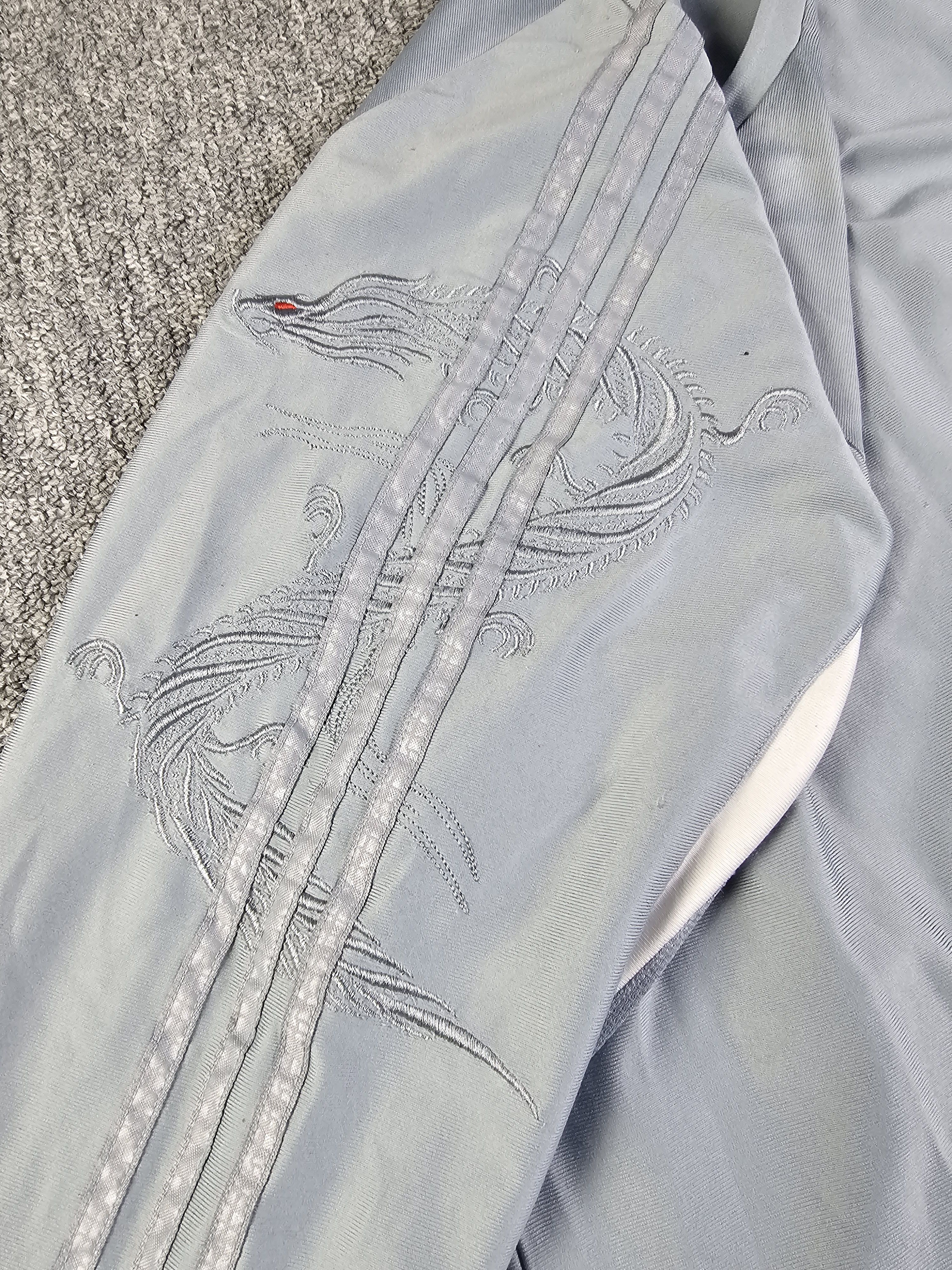 Adidas Adidas Beckham Predator Dragon Embroidered Gray Jersey 2005 Size US L / EU 52-54 / 3 - 5 Thumbnail
