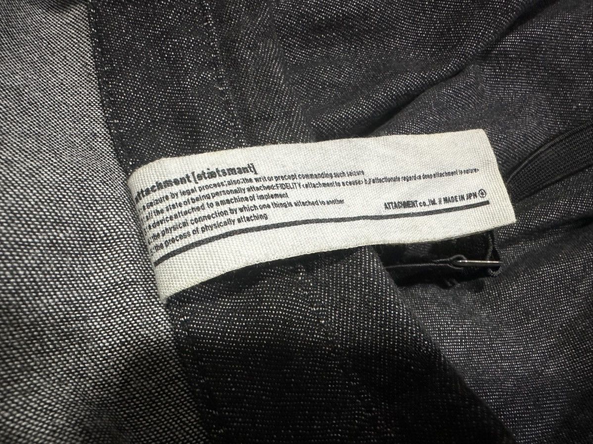 Attachment × If Six Was Nine × Japanese Brand 🔥Rare Y2K Attachment Black Denim 3/4 Suspender Bondage Shirt Size US L / EU 52-54 / 3 - 10 Thumbnail