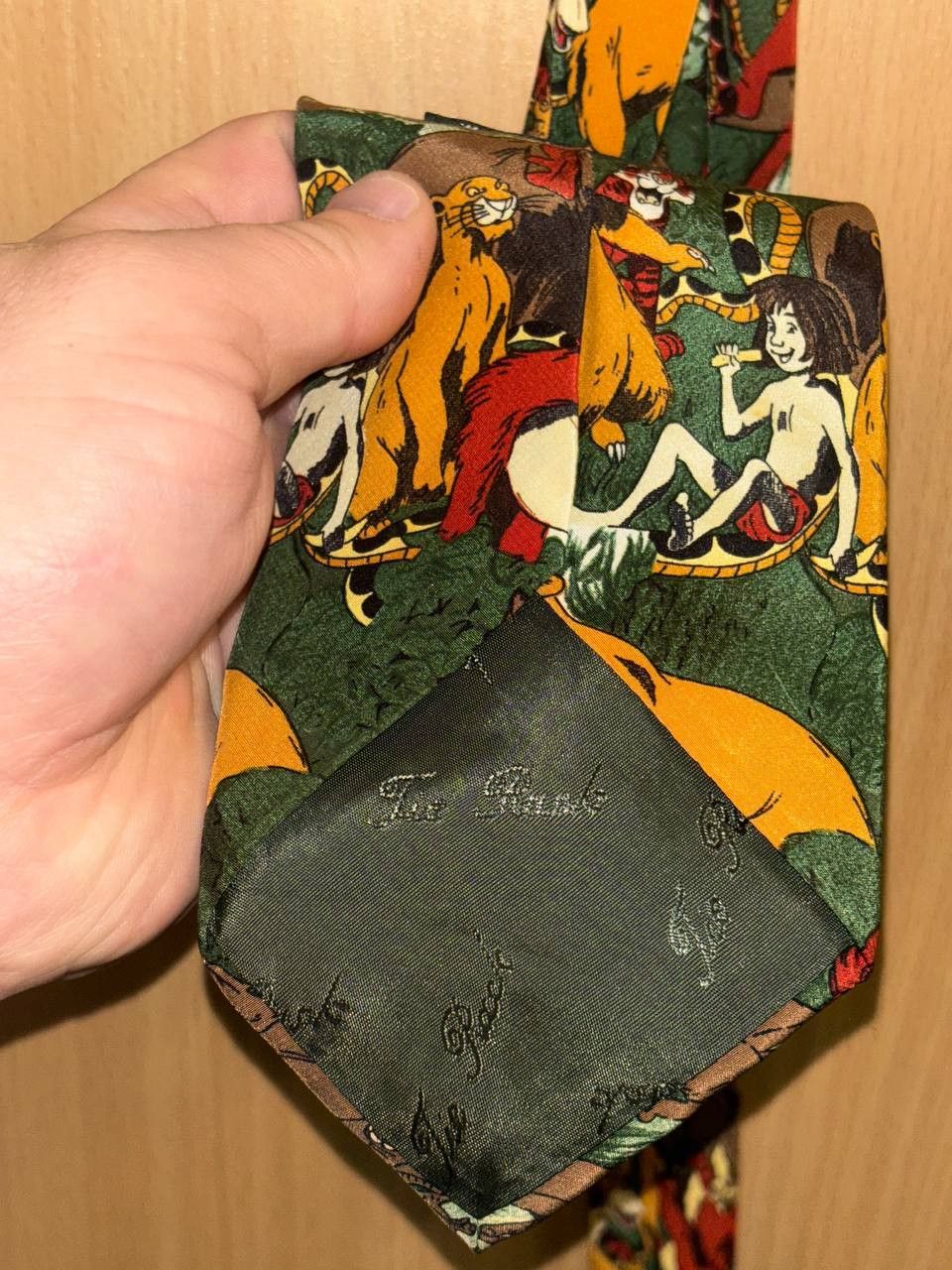 Disney Disney Mowgli silk tie, made in Italy, vintage Size ONE SIZE - 15 Thumbnail