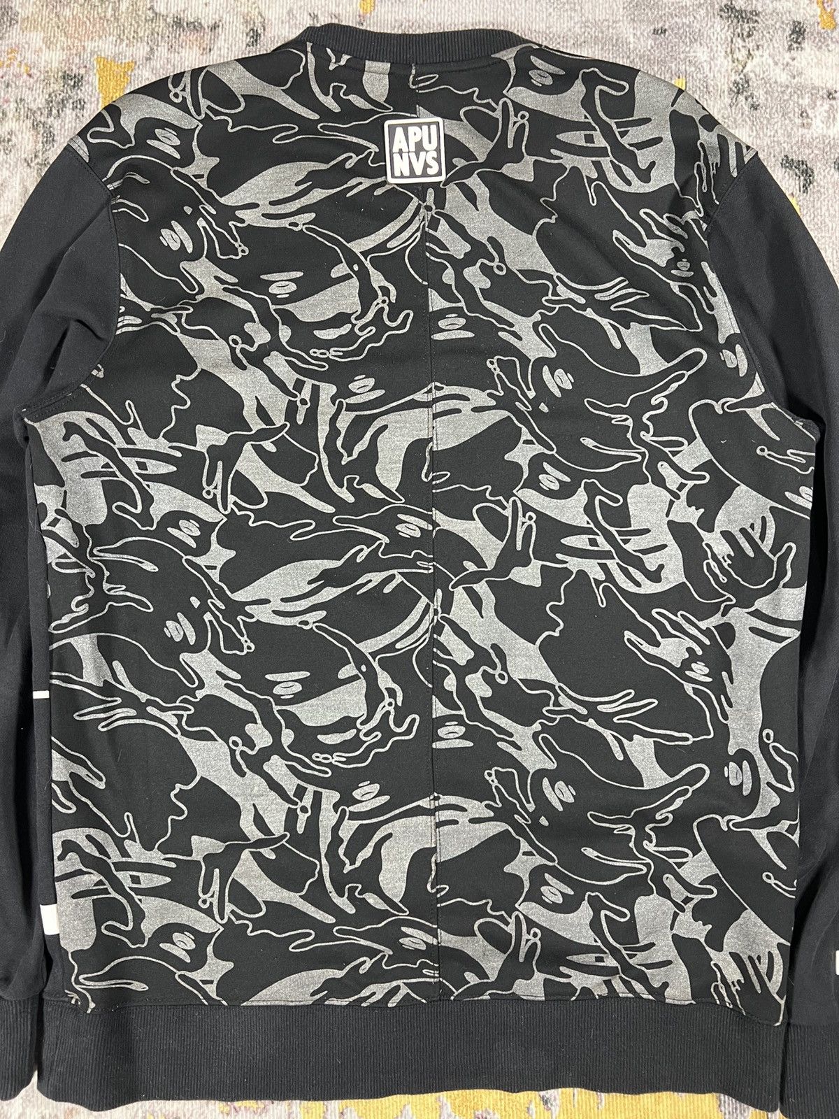 Aape Vtg Y2K Aape by Bathing Ape Sweatshirt Moon Face Full Prints Size L / US 10 / IT 46 - 8 Thumbnail