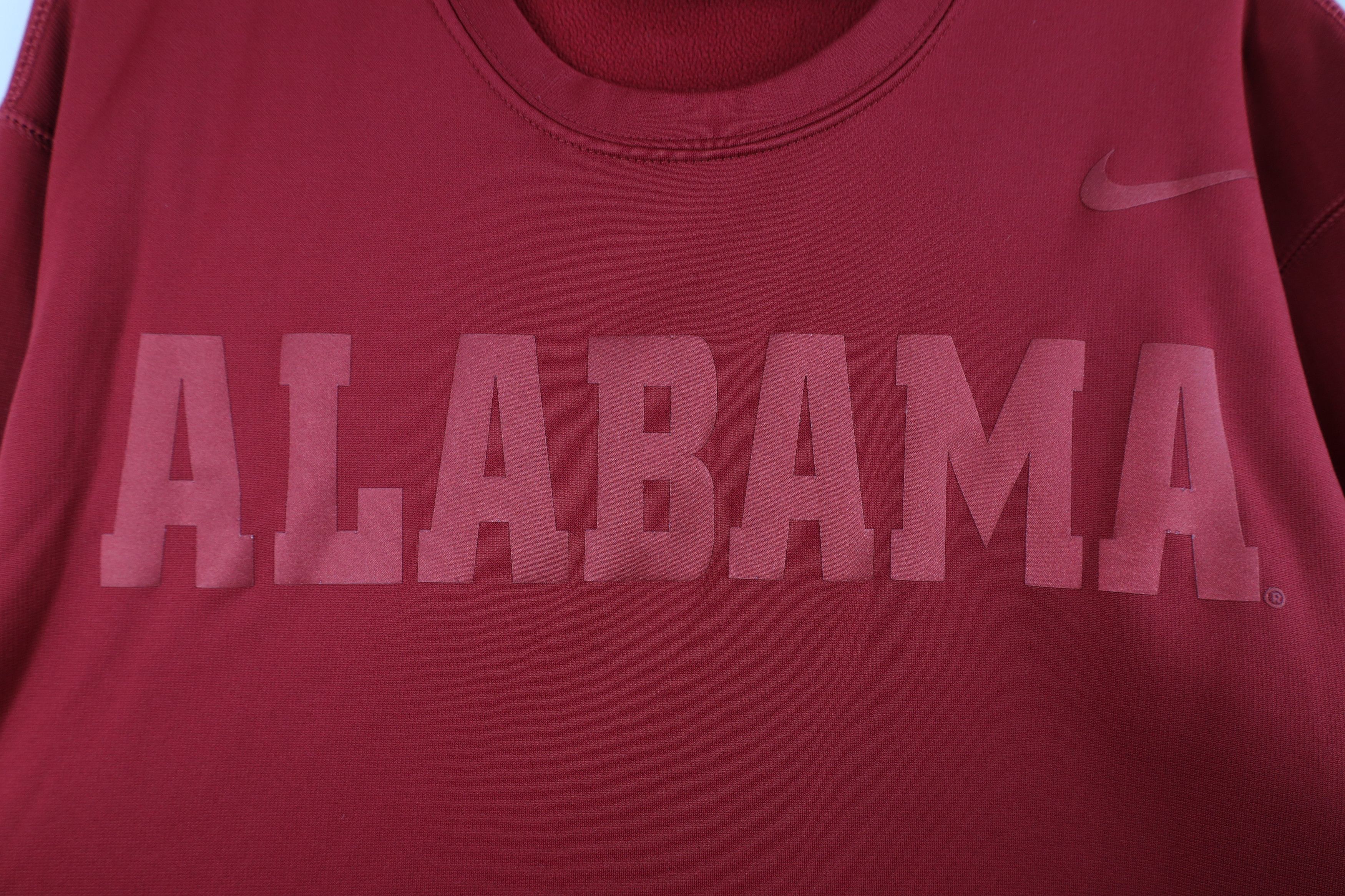 Nike × Vintage Nike Therma Fit Spell Out University of Alabama Sweatshirt Size US L / EU 52-54 / 3 - 5 Thumbnail