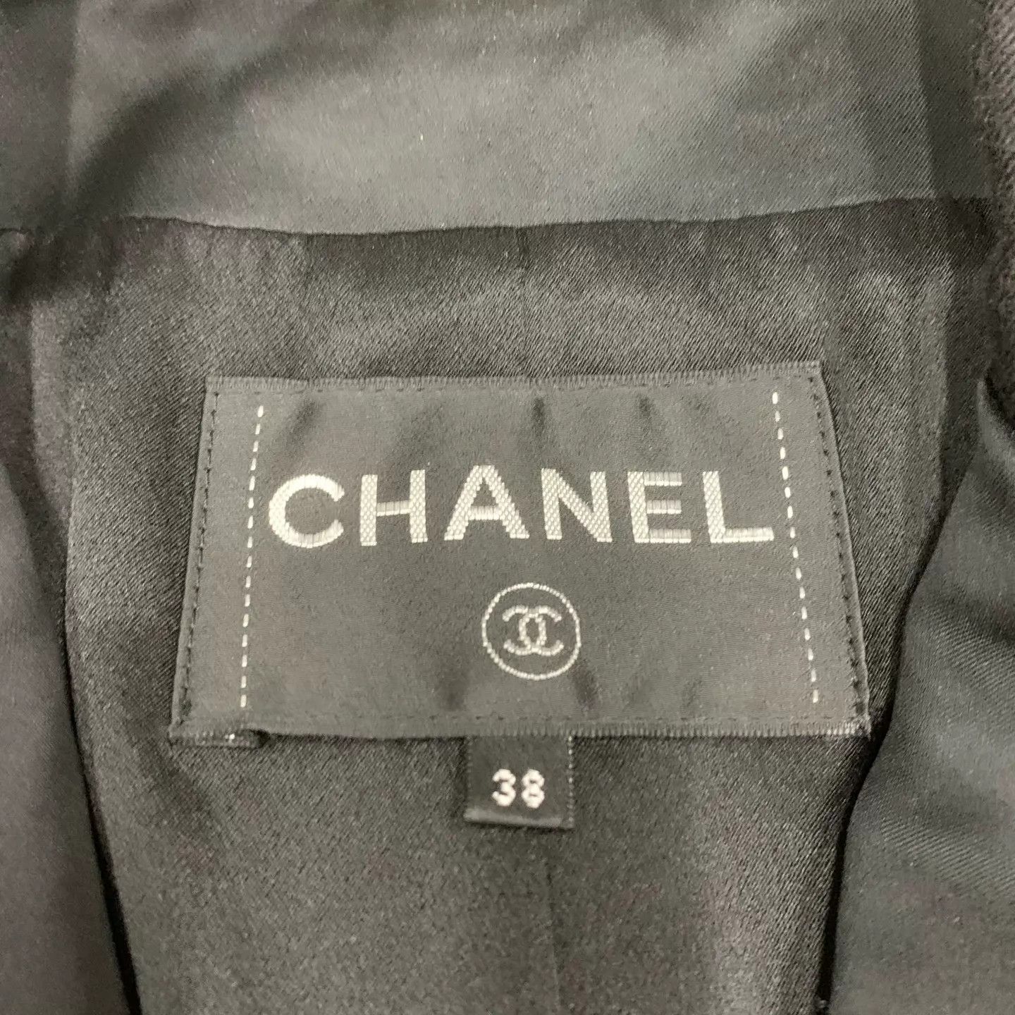 Chanel Chanel Black Short Jacket 38 95new Size S / US 4 / IT 40 - 4 Thumbnail