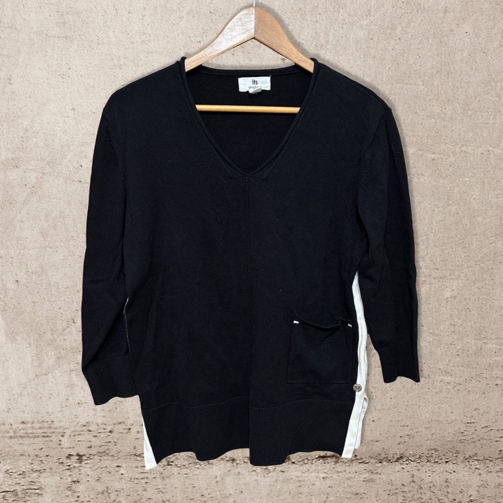 Other Simpli Zen V Neck Sweater NWT Size M / US 6-8 / IT 42-44 - 1 Thumbnail