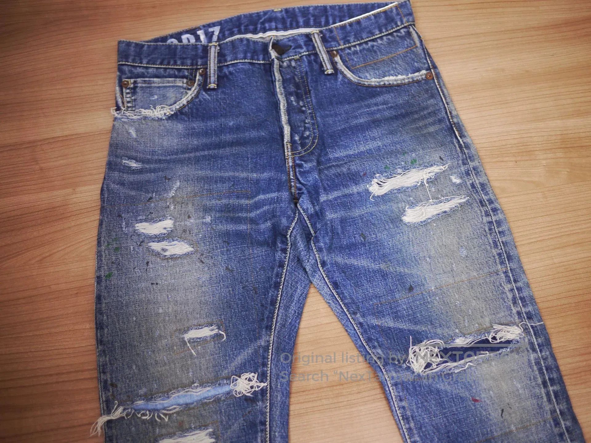 Visvim visvim social sculpture distressed denim pants. Size US 32 / EU 48 - 3 Thumbnail
