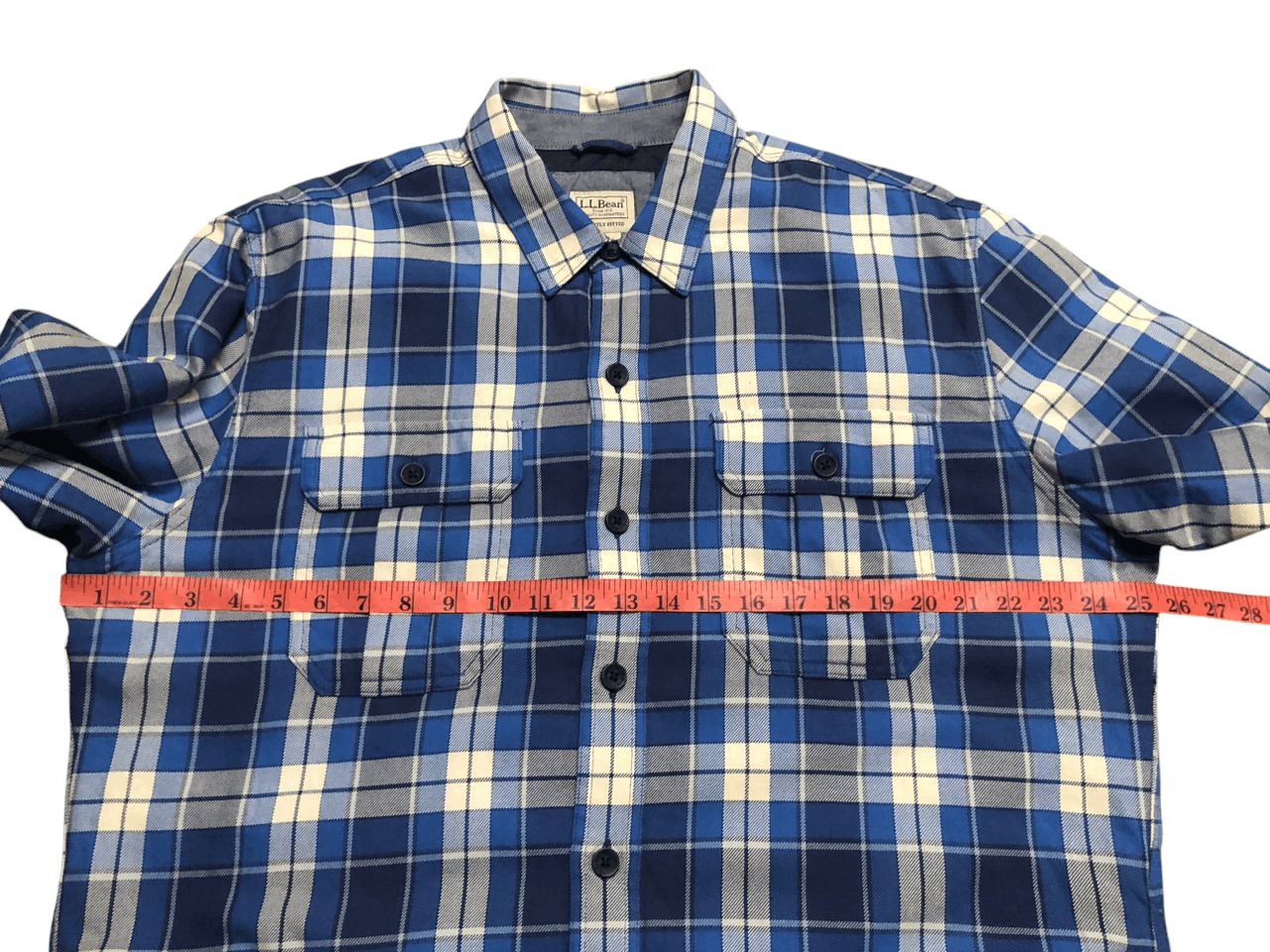 L.L. Bean L.L.Bean Blue Flannel Primaloft Shirt Quilted Jacket Size US L / EU 52-54 / 3 - 18 Thumbnail