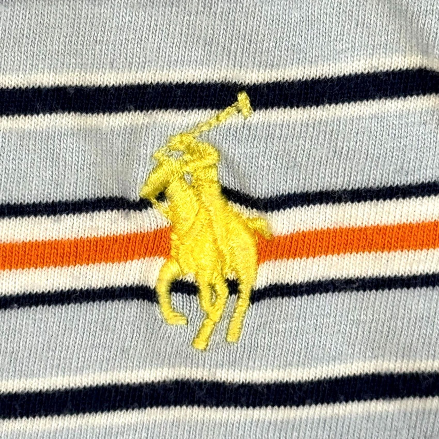 Polo Ralph Lauren Polo Ralph Lauren Men's Polo Shirt Large Blue Multi-Color Striped 100% Cotton Size US L / EU 52-54 / 3 - 7 Thumbnail
