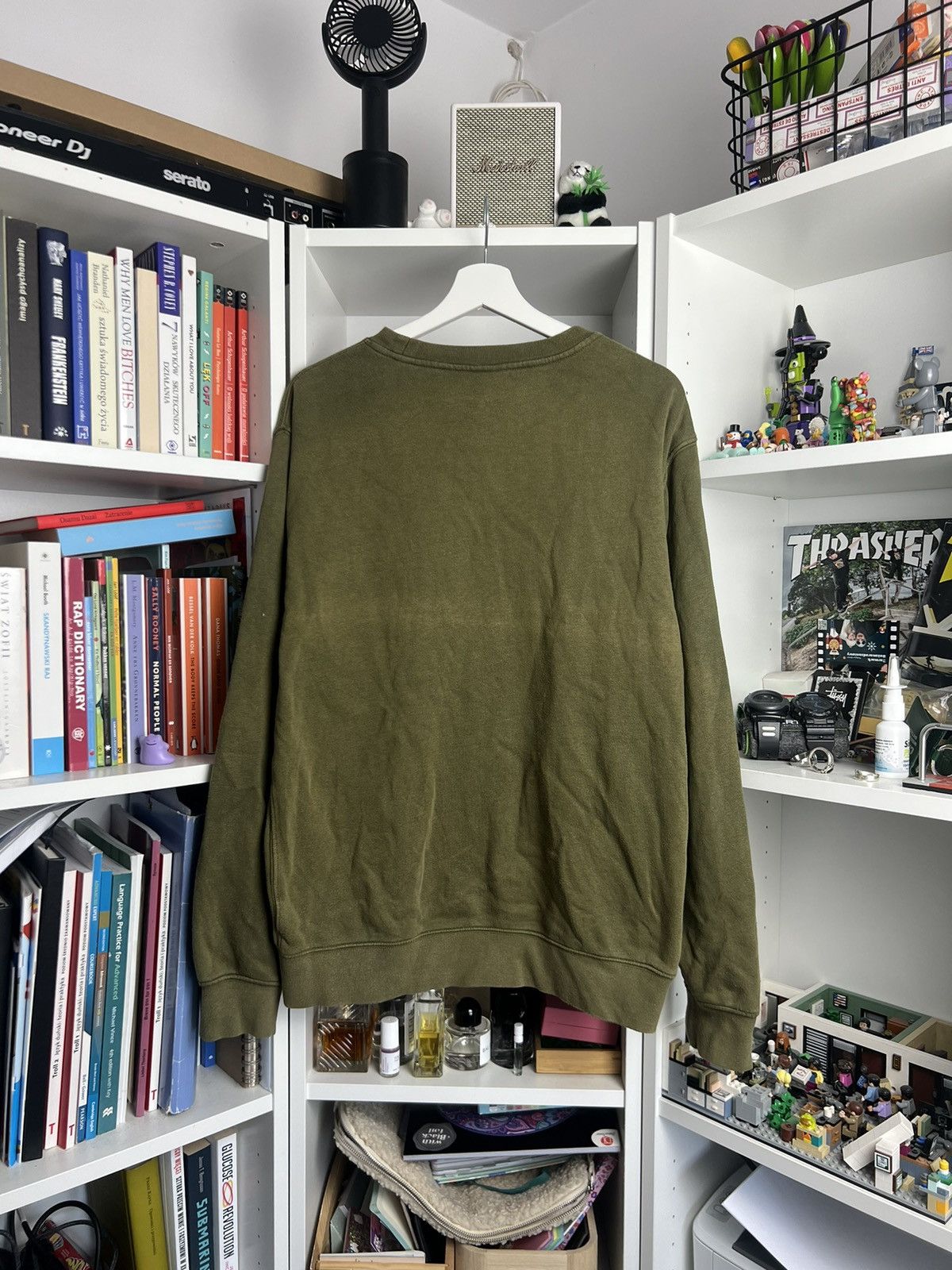 Nike × Vintage Nike small logo khaki boxy sweatshirt L skate gorpcore y2k Size US L / EU 52-54 / 3 - 2 Thumbnail