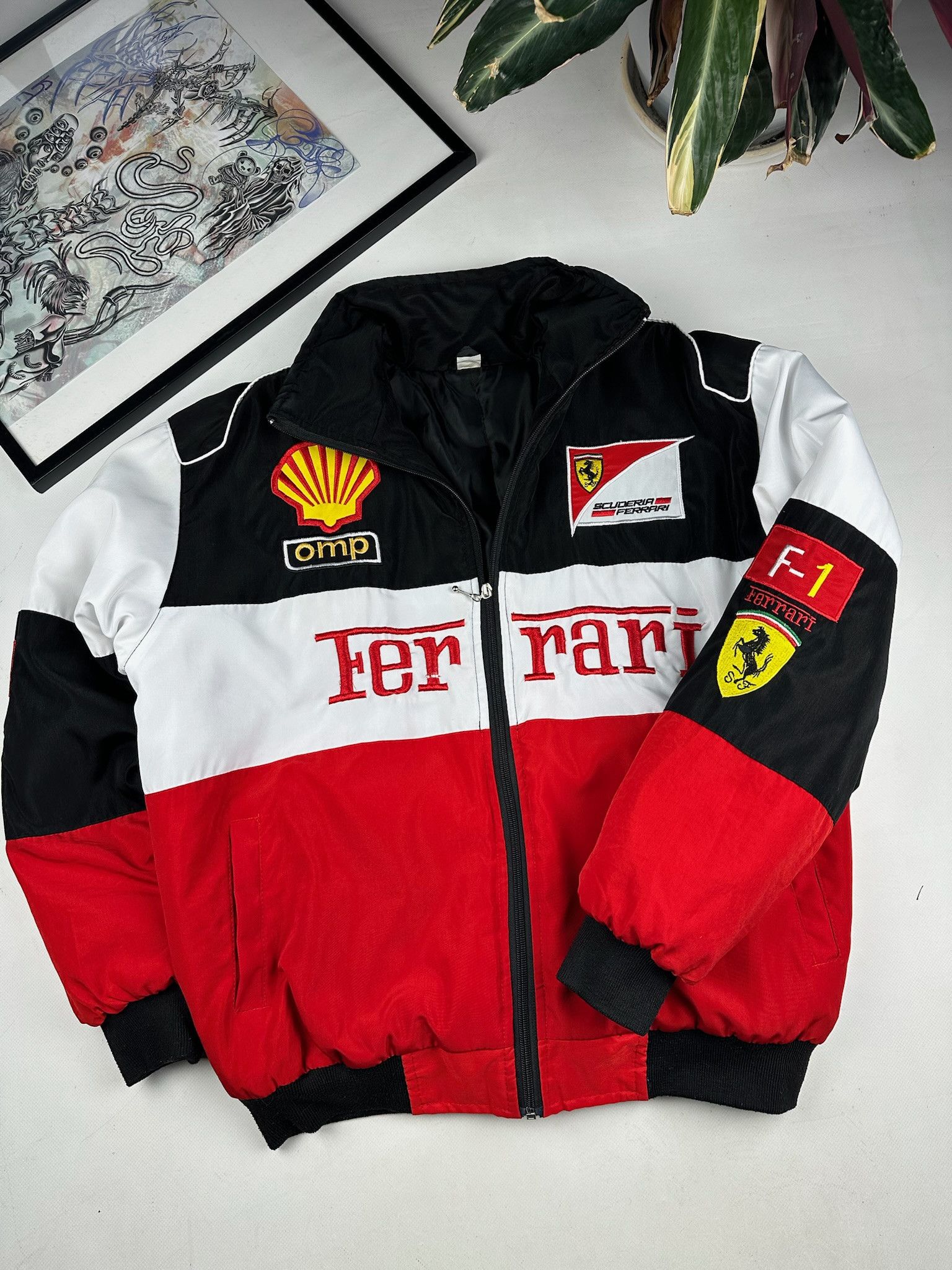 Ferrari Vintage Ferarri Racing Jacket Y2K F1 Size US M / EU 48-50 / 2 - 2 Thumbnail