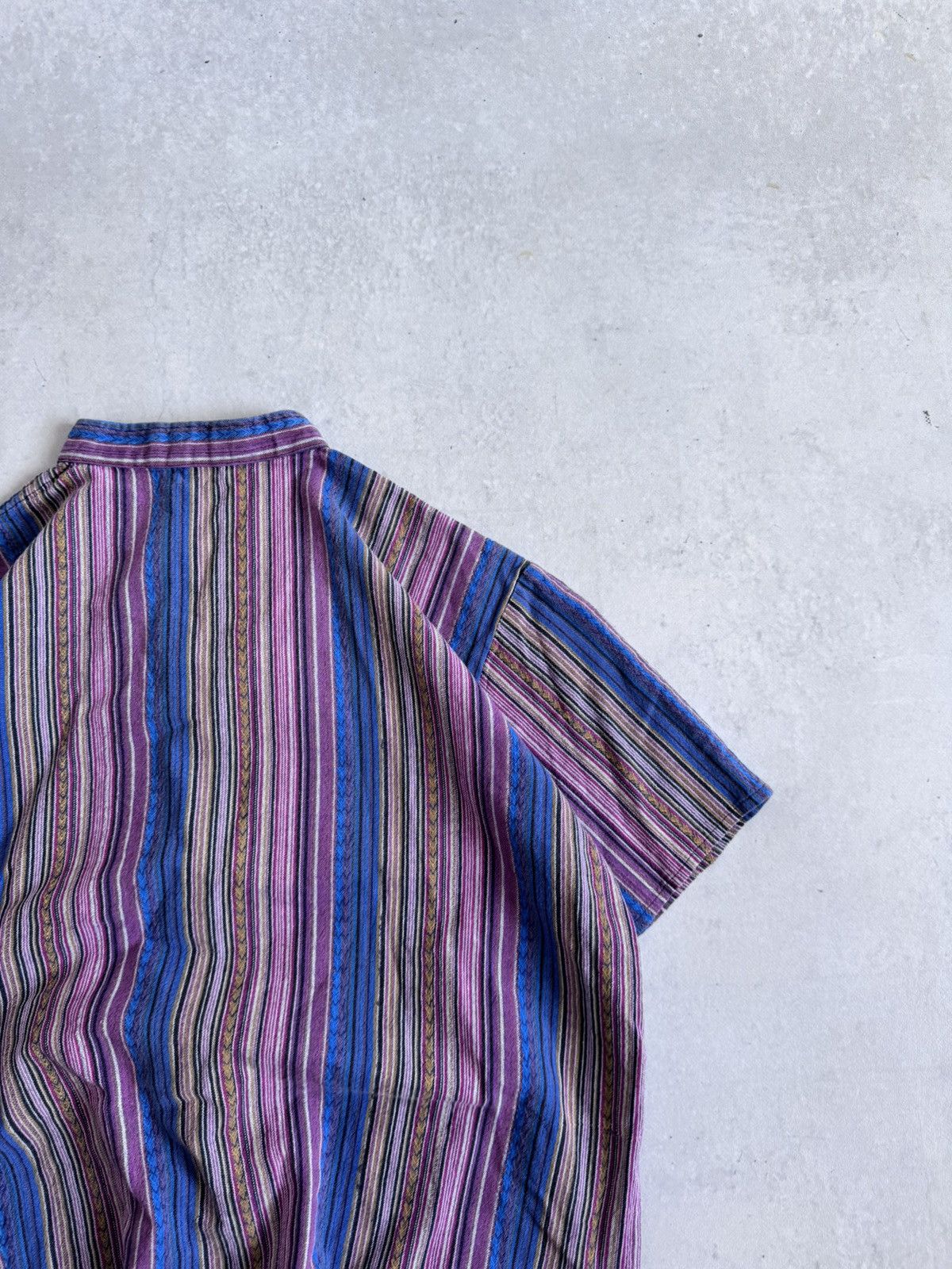 Japanese Brand Vintage Coogi Style Unisex Knitted Short Sleeve Coton Shirt Size US L / EU 52-54 / 3 - 10 Thumbnail
