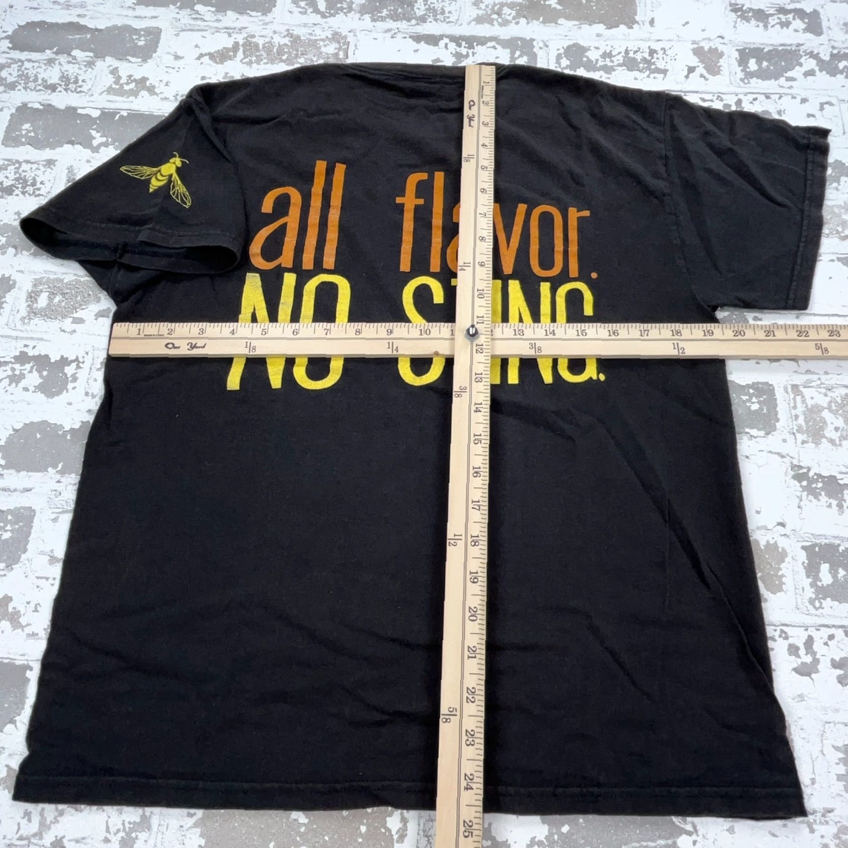 Delta VINTAGE Delta Pro Weight Shirt Men M Black Tee Honey Whiskey Faded Grunge Punk Logo Print Short Sleeve Crew Neck Size US M / EU 48-50 / 2 - 7 Thumbnail