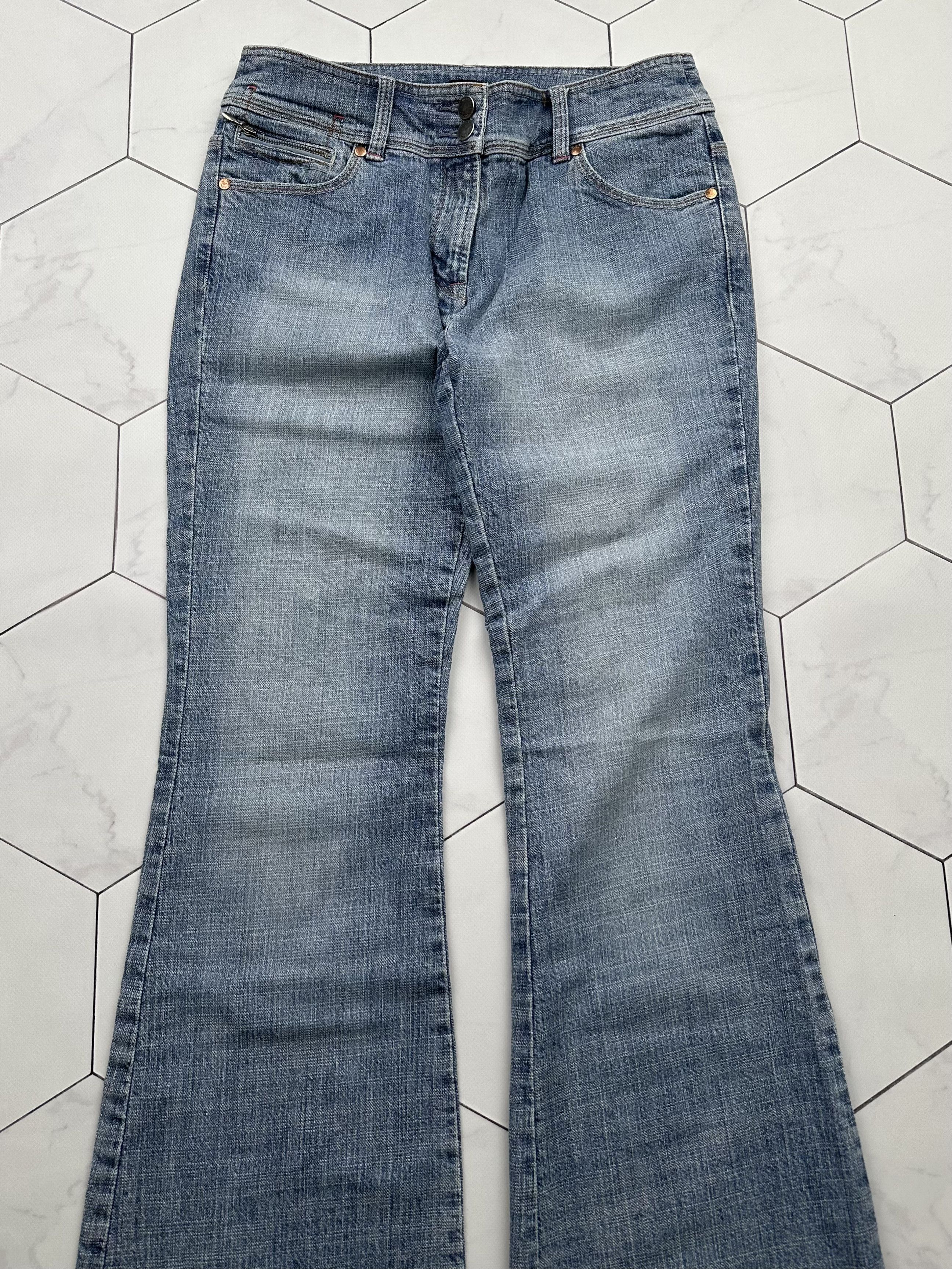 Japanese Brand Vintage Flare Jeans (B513)E2 Size 27" / US 4 / IT 40 - 2 Thumbnail