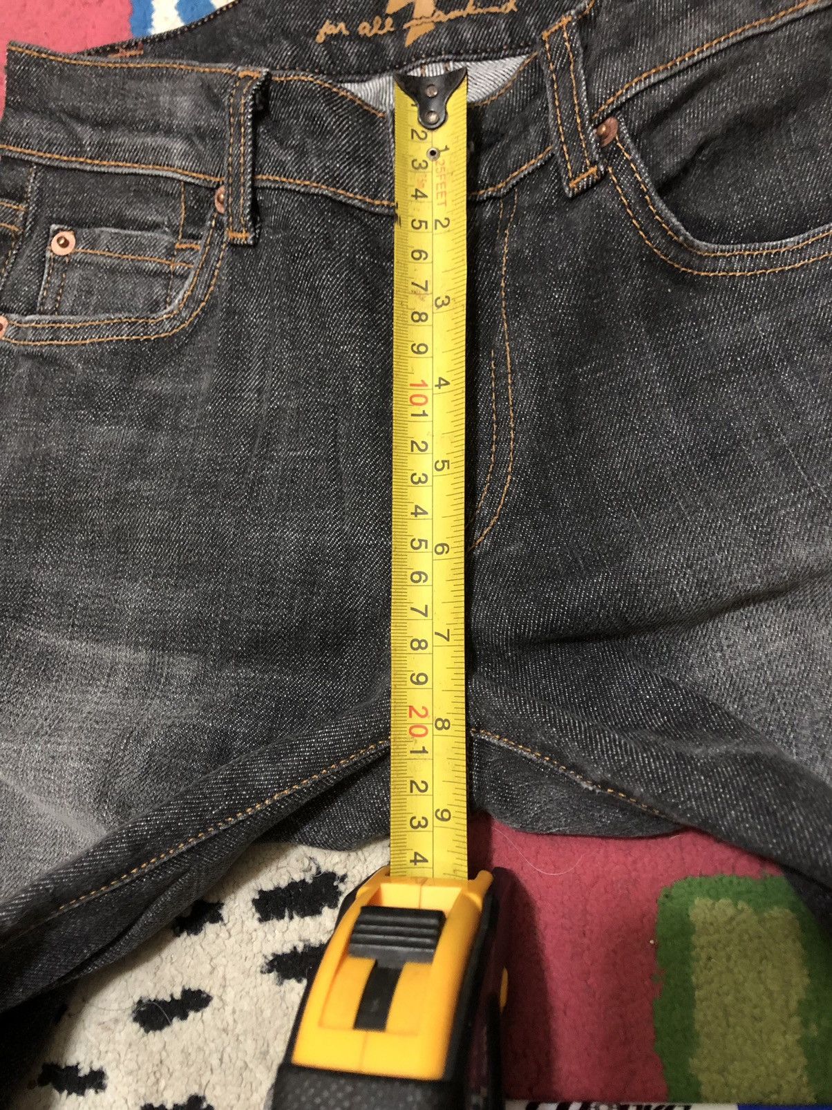 7 For All Mankind 7 For All Mankind Frayed Mud Wash Flares Distressed Jeans Size 24" / US 00 / IT 34 - 20 Thumbnail