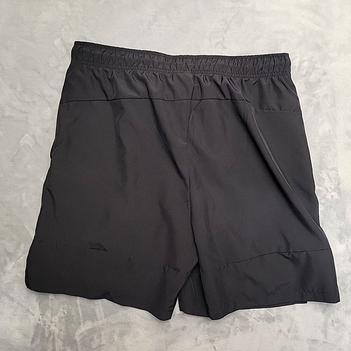 Nike Nike Dri-Fit Shorts Mens L Black Basketball Running Elastic Drawstring Size US 33 - 5 Thumbnail