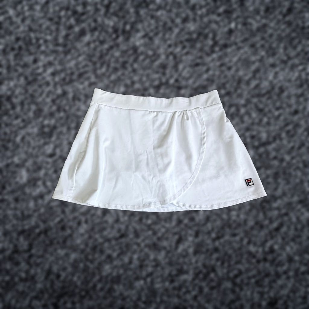 Fila FILA Skort Womens XL White Athletic Tennis Pull On Lined Tagless Elastic Waist Size ONE SIZE - 1 Thumbnail