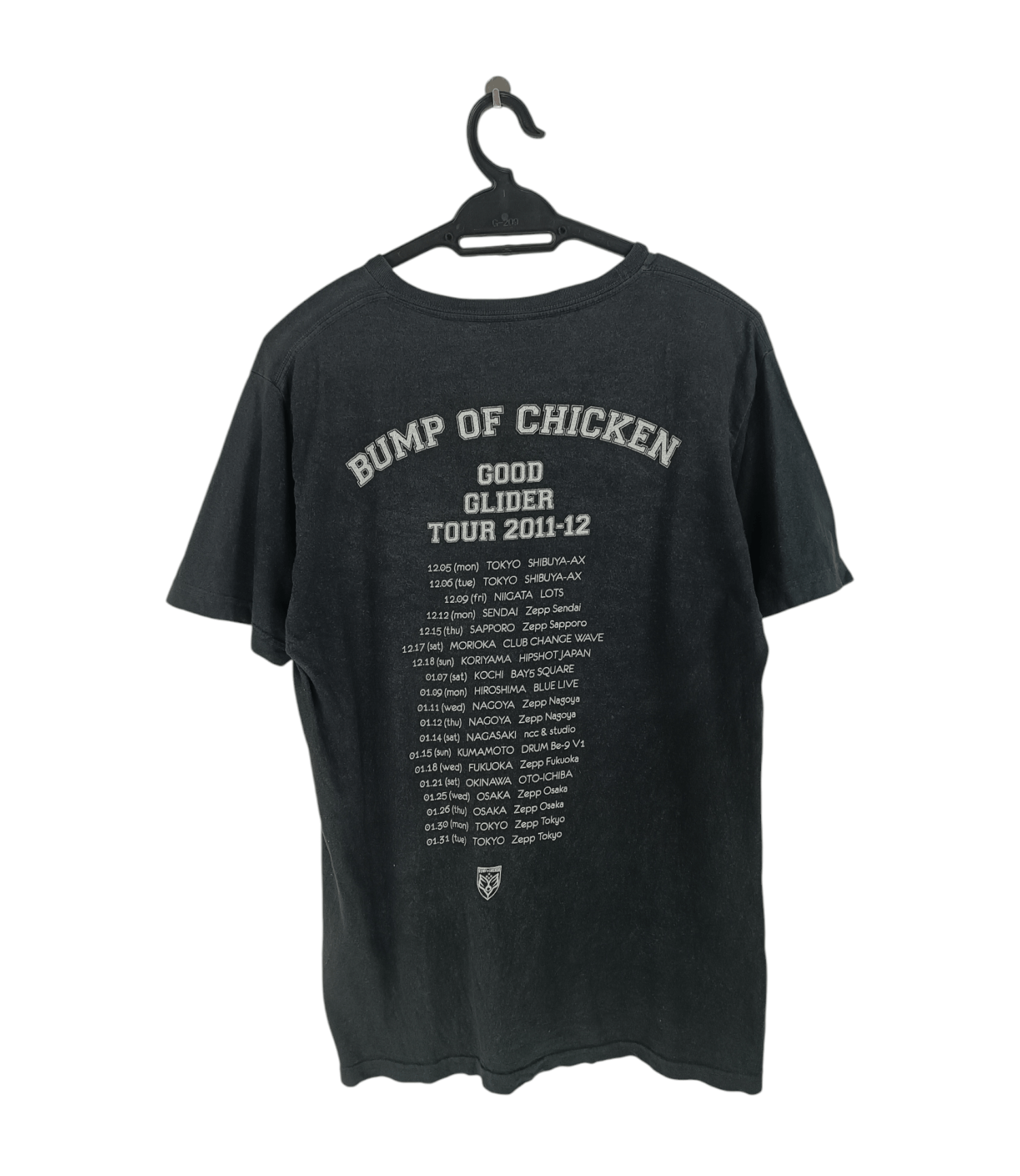 Band Tees VINTAGE '11 BUMP OF CHICKEN GOOD GLIDER TOUR spitz radwimps Size US M / EU 48-50 / 2 - 2 Thumbnail