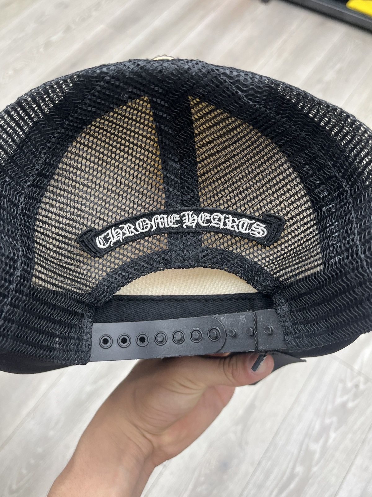 Chrome Hearts Chrome Hearts EyeChart Trucker Hat Size ONE SIZE - 3 Thumbnail