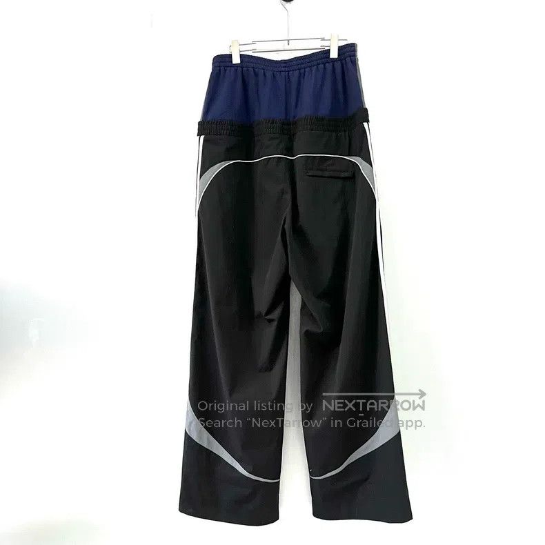 Balenciaga Balenciaga size XL 24FW Black and Blue Patchwork Sweatpant Size US 27 - 2 Thumbnail