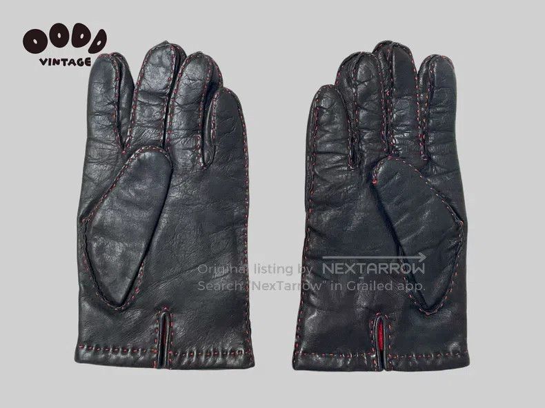 Vivienne Westwood Vivienne Westwood size 20 Leather and wool gloves with red Size ONE SIZE - 3 Thumbnail