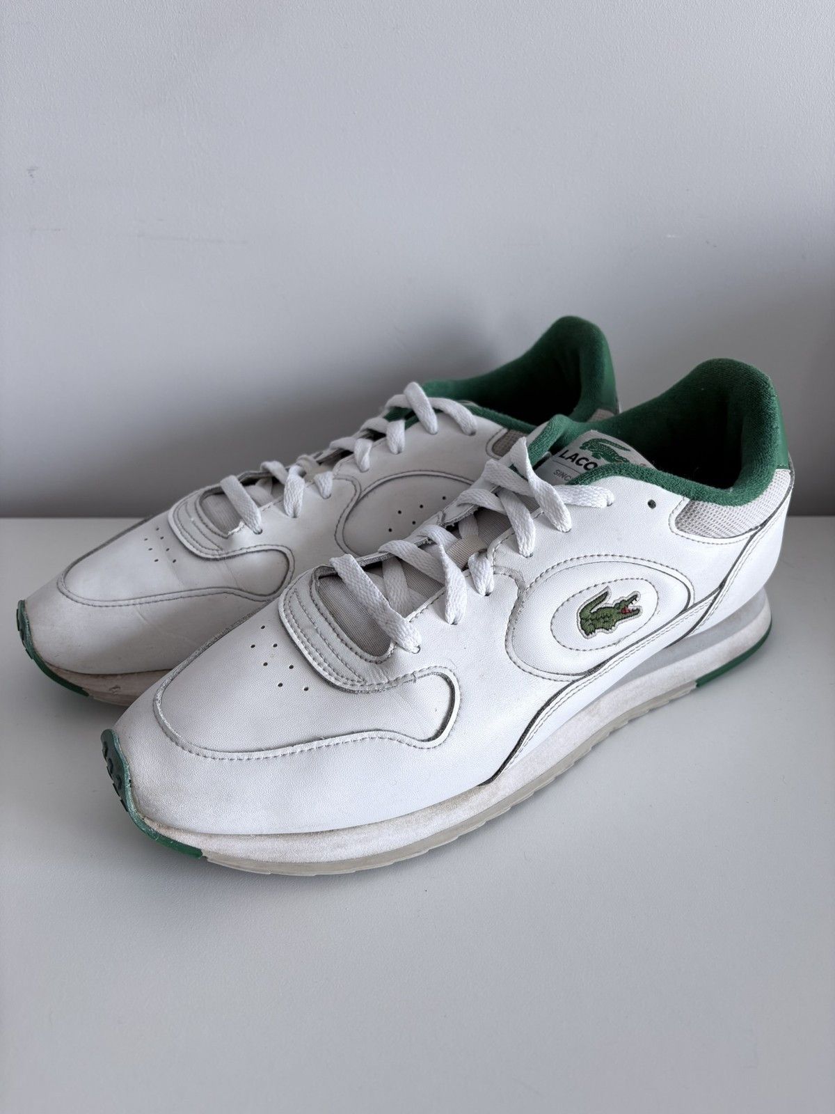 Lacoste Lacoste Linetrack 125 leather men's sneakers size 48 Size US 15 / EU 48 - 1 Thumbnail