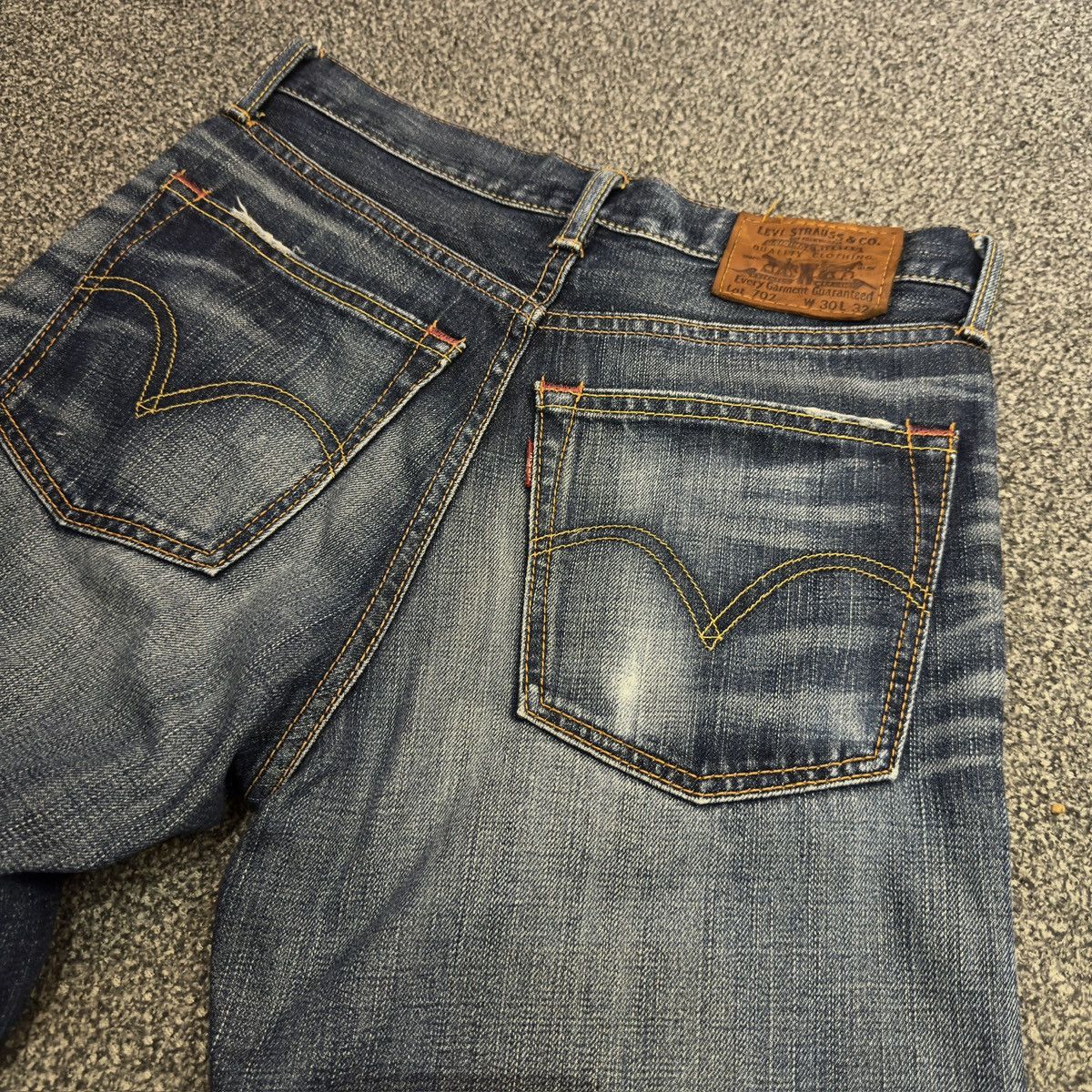 If Six Was Nine Vintage 90s Levis 702 Aging Distressed Denim W30 Size US 30 / EU 46 - 7 Thumbnail