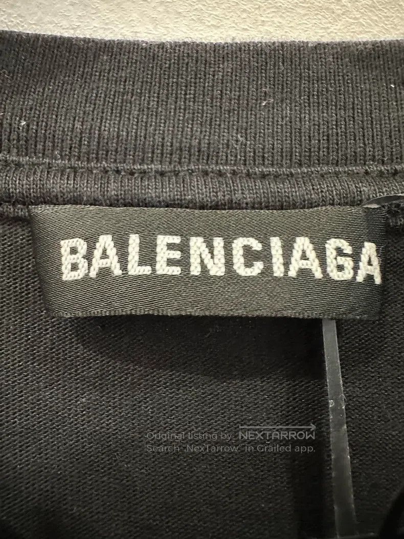 Balenciaga Balenciaga Colorful Letter Logo Black Short Sleeve Size US M / EU 48-50 / 2 - 5 Thumbnail