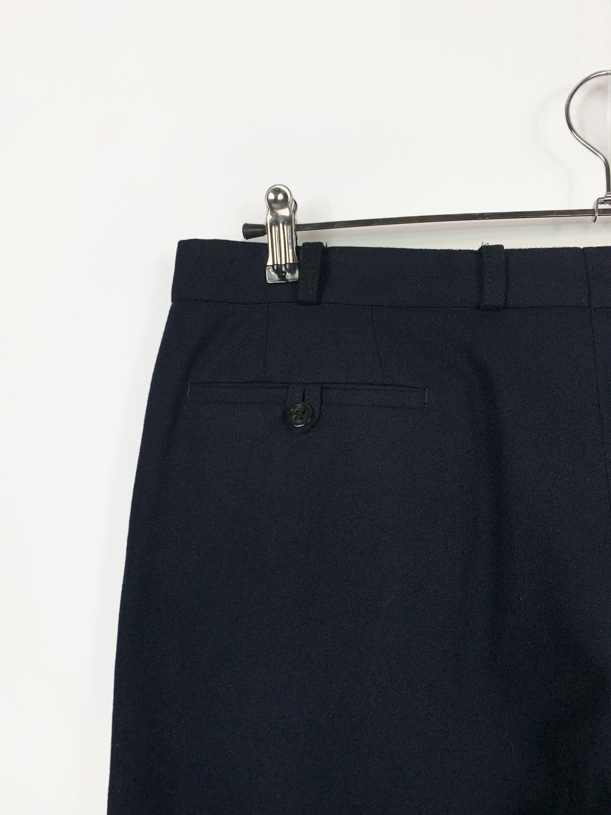 Burberry Vintage Burberrys Men's Navy Wool Trousers West Germany Size US 32 / EU 48 - 11 Thumbnail