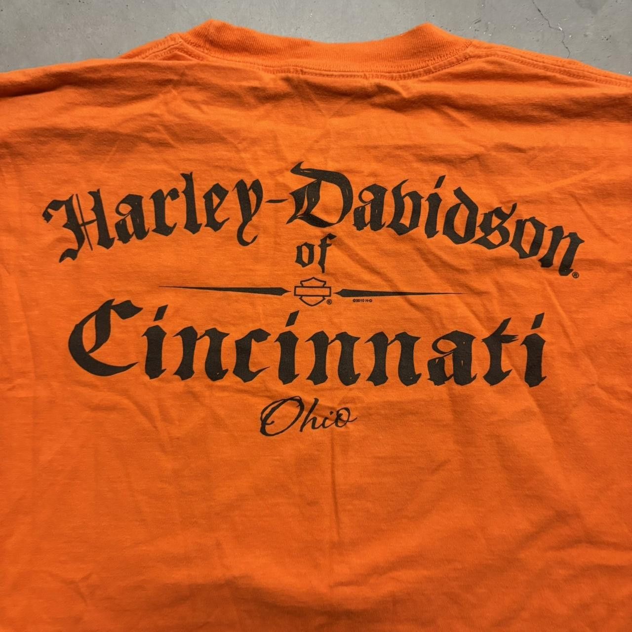 Harley Davidson × Vintage Crazy Vintage Y2K/2000s Harley Davidson Screaming Eagle Performance Parts Cincinnati Ohio Graphic Tee! Size US XXL / EU 58 / 5 - 4 Thumbnail