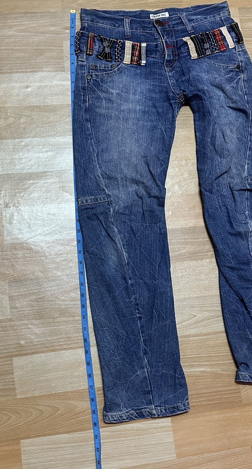 Japanese Brand × Tornado Mart Rare 🔥Double waist Leg twisted Denim Size US 32 / EU 48 - 19 Thumbnail