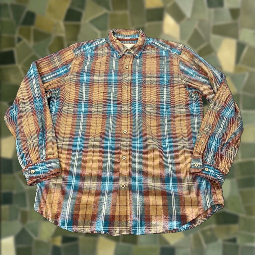 The Territory Ahead Territory Ahead Shirt Mens Large Multicolor Plaid Button-Down Long Sleeve Casual Size US L / EU 52-54 / 3 - 1 Thumbnail