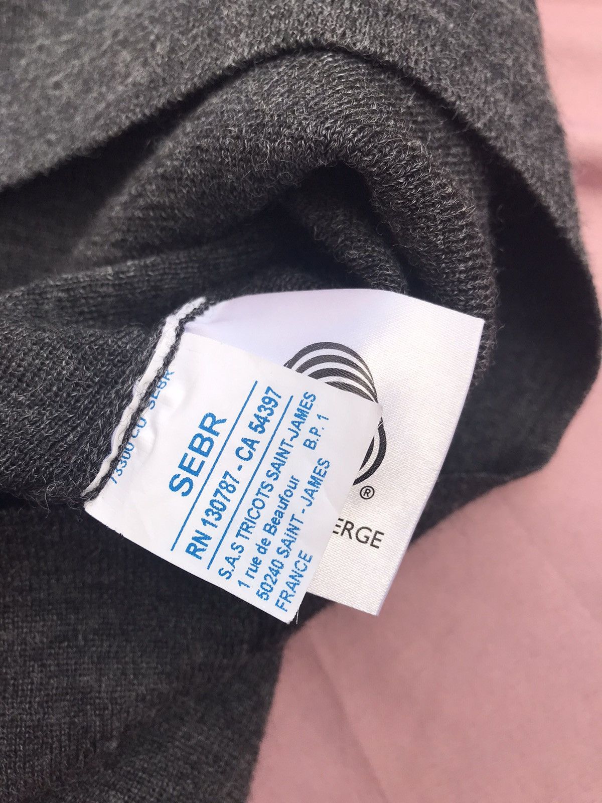 Saint James SAINT JAMES MADE IN FRANCE PURE WOOL two tone crewneck jumpe Size US M / EU 48-50 / 2 - 8 Thumbnail