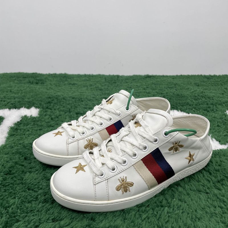 Gucci Gucci Ace Bee and Star Low-top Sneakers -2508 Size US 6 / IT 36 - 1 Thumbnail