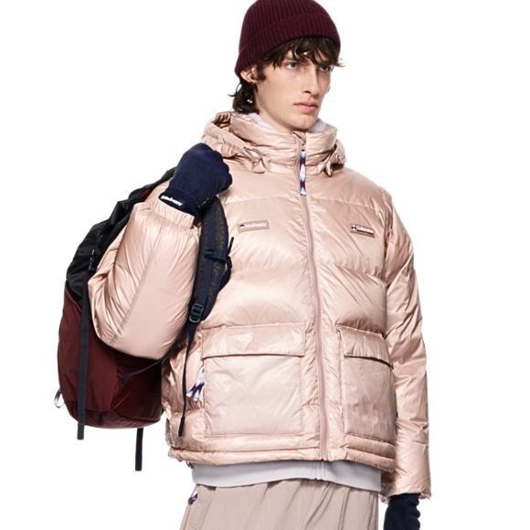 Madhappy × Columbia Mauve Vapor Down Puffer Jacket 800 Fill
