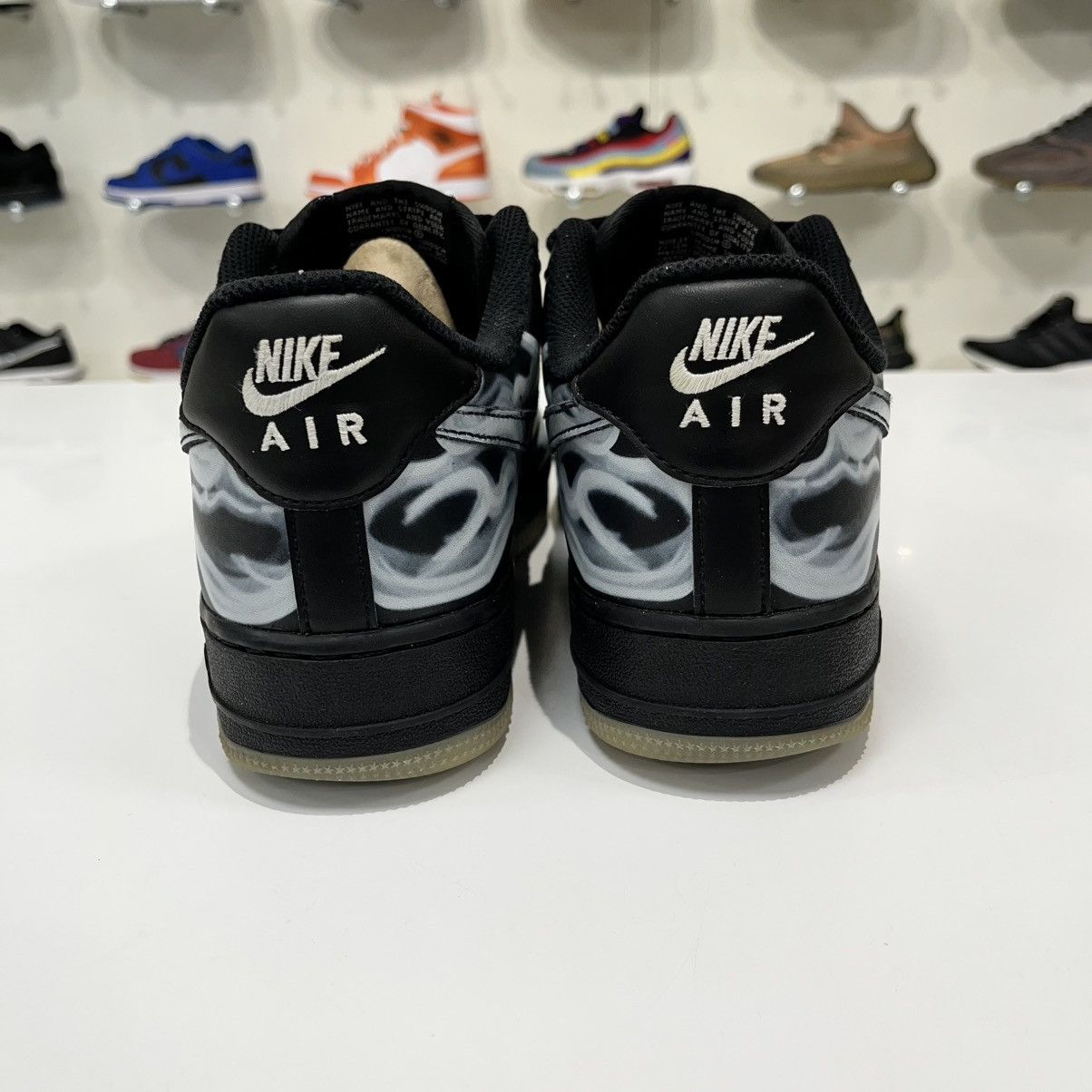 Nike Nike Air Force 1 Low Black Skeleton Halloween (2019) Size US 8.5 / EU 41-42 - 5 Thumbnail