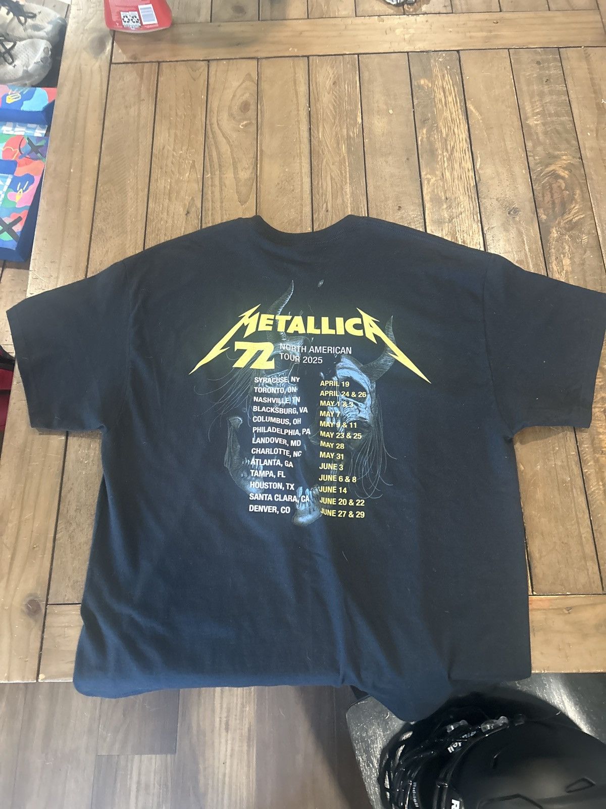 Metallica M72 world tour pop up shop T shirt Size US XL / EU 56 / 4 - 2 Thumbnail