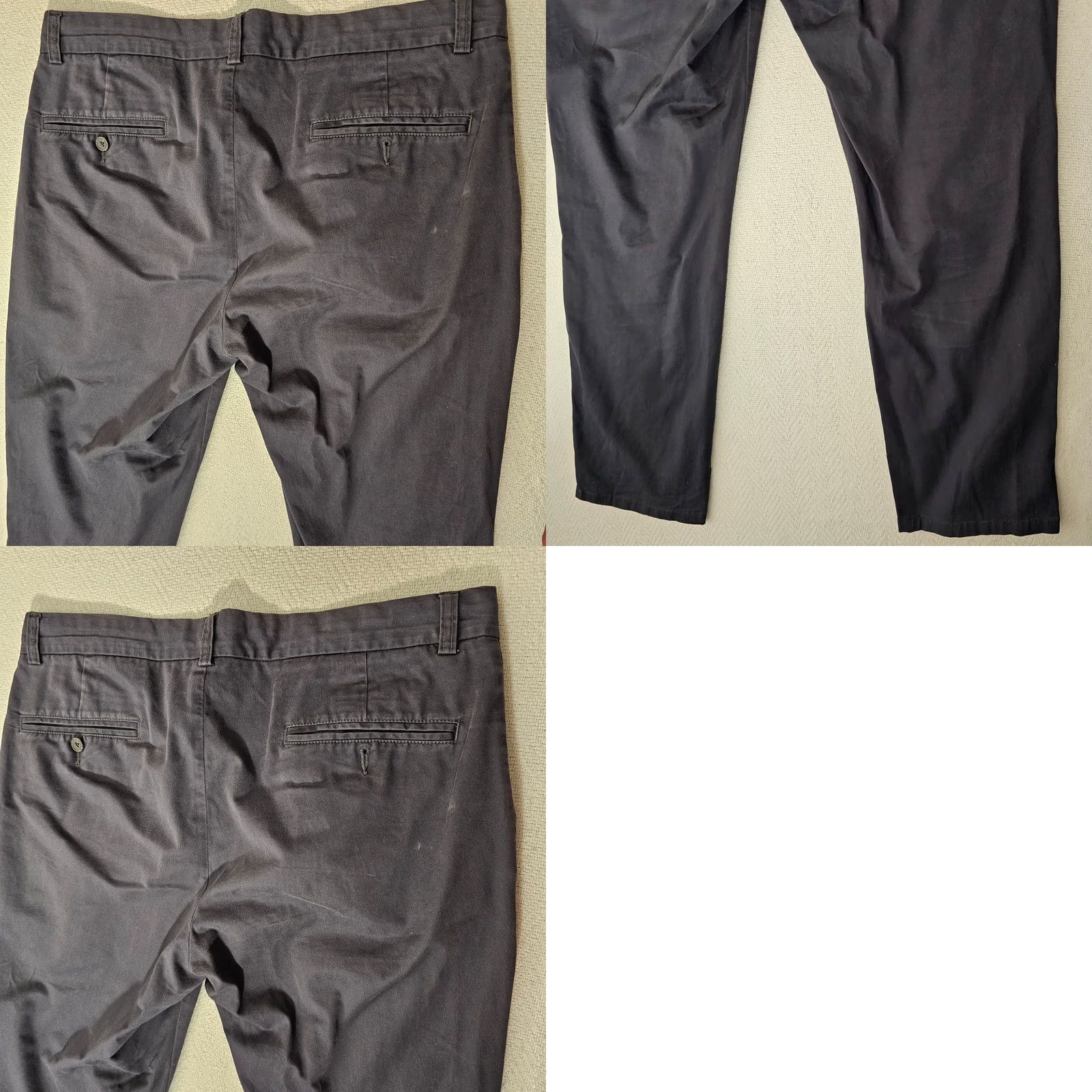 Jos. A. Bank Jos. A. Bank Pants Chino 36x29 Men Gray Flat Front Straight Leg Comfort Easy Care Vintage? No (omit) Regular 29 Inseam Pants Mens Gray Size US 36 / EU 52 - 8 Thumbnail