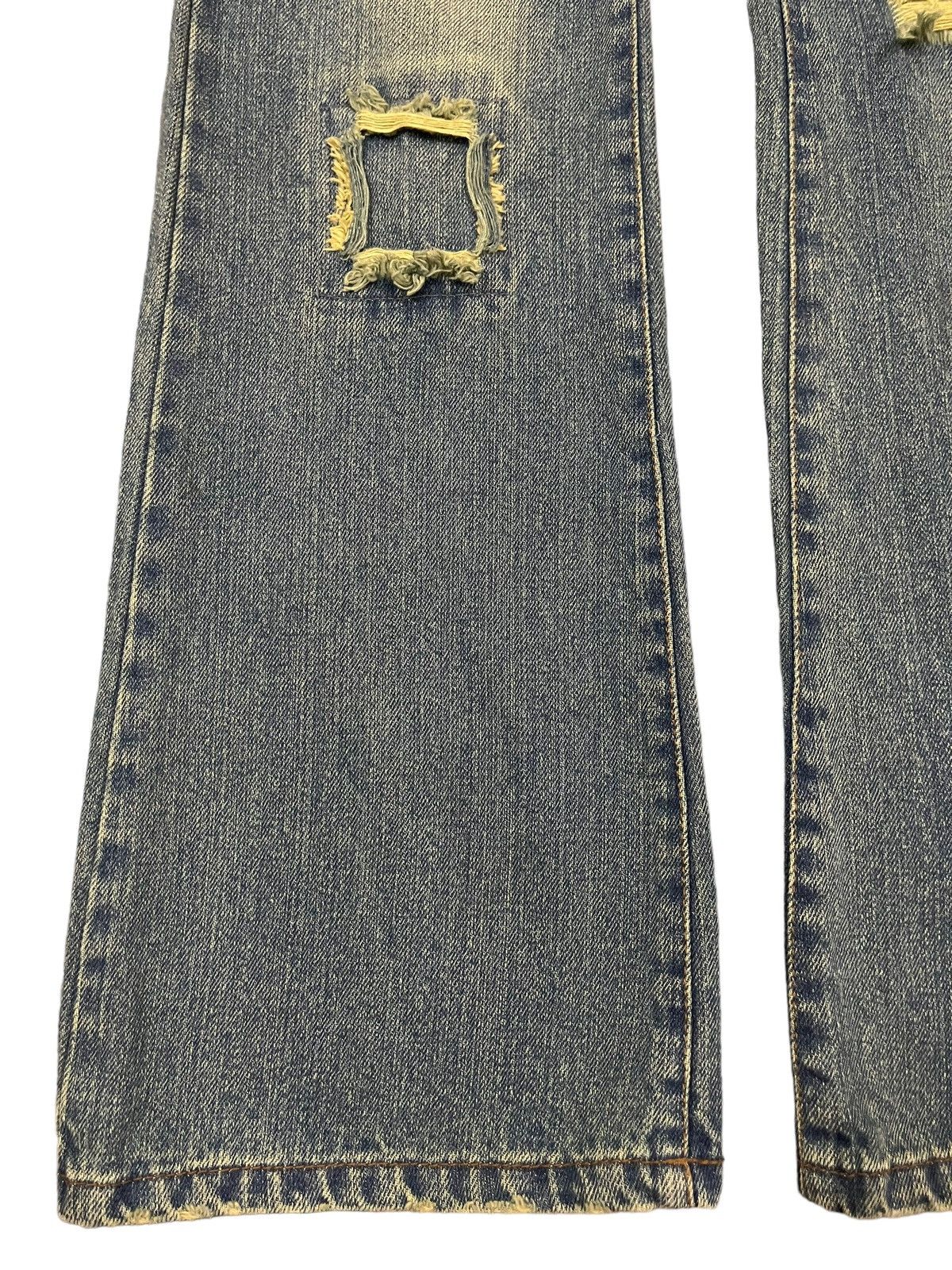If Six Was Nine Vintage Japanese Brand Faded Wash Distressed Flare Jeans Size US 30 / EU 46 - 5 Thumbnail