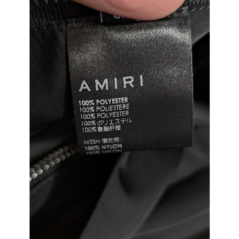 Amiri o1rshd1 Light Weight Nylon Anorak Jacket in Black Size US L / EU 52-54 / 3 - 15 Thumbnail