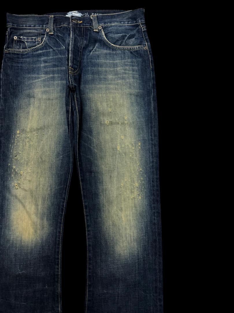 Vintage FLARE 90s Insane Japanese Rafter Rusty Mudwash Distressed Size US 31 - 5 Thumbnail