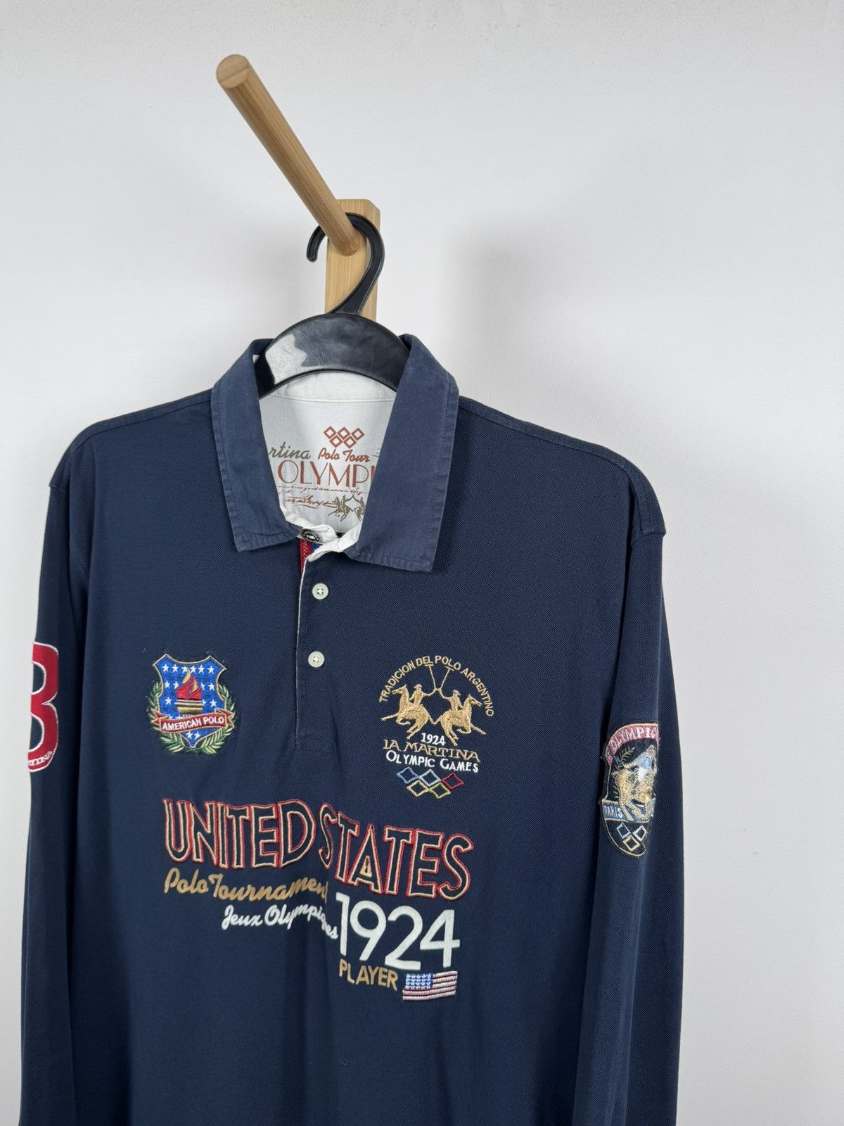 La Martina La Martina United States long sleeve polo sweatshirt XL Size US XL / EU 56 / 4 - 4 Thumbnail