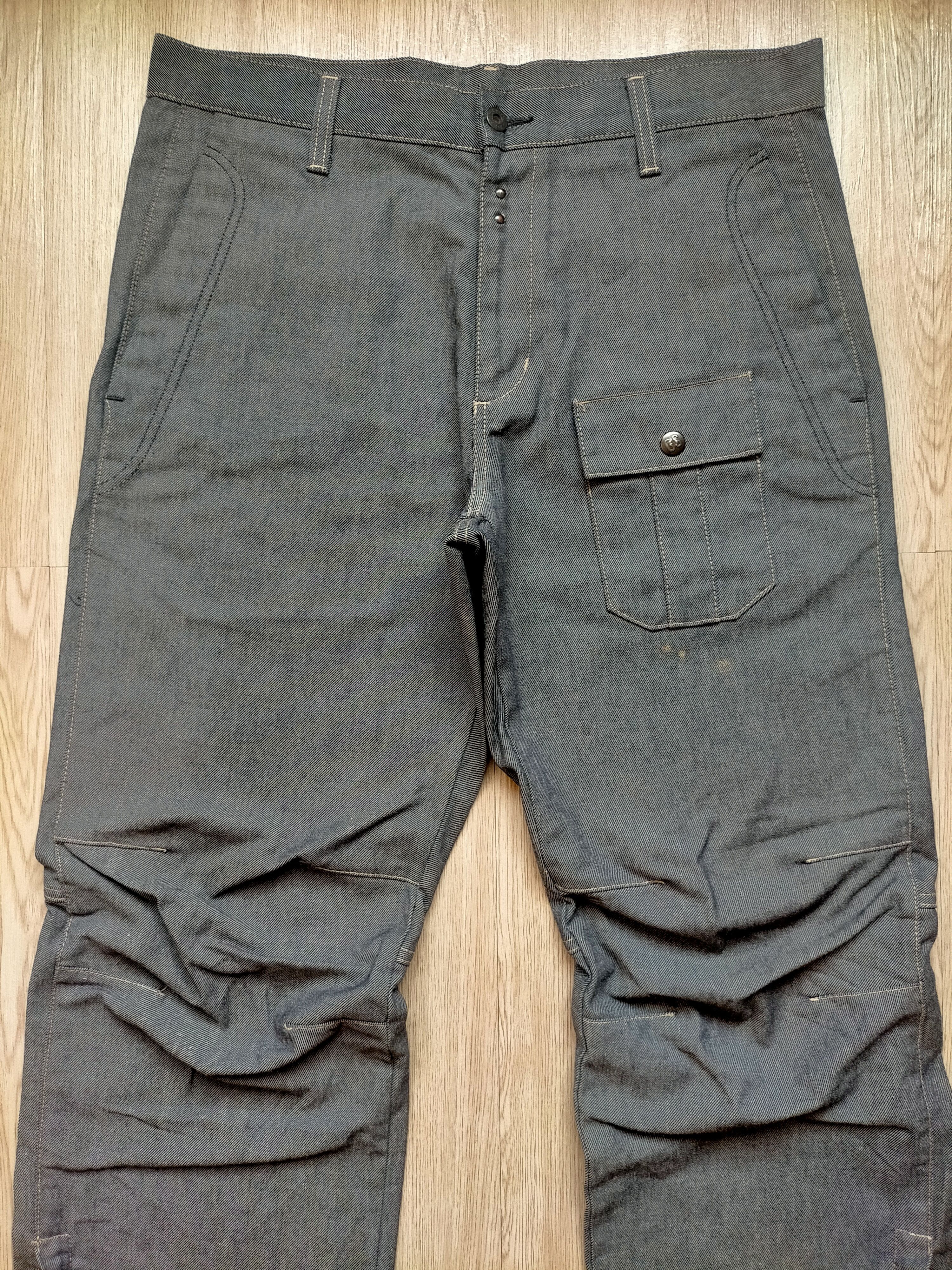 G-Star G-Star Raw Denim Silver Single Pocket Rider Denim Pants Size US 36 / EU 52 - 3 Thumbnail