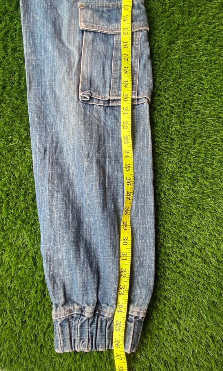 Hysteric Glamour × Japanese Brand Rare Hysteric Glamour Cargo Jogger Denim Pants Size US 31 - 13 Thumbnail