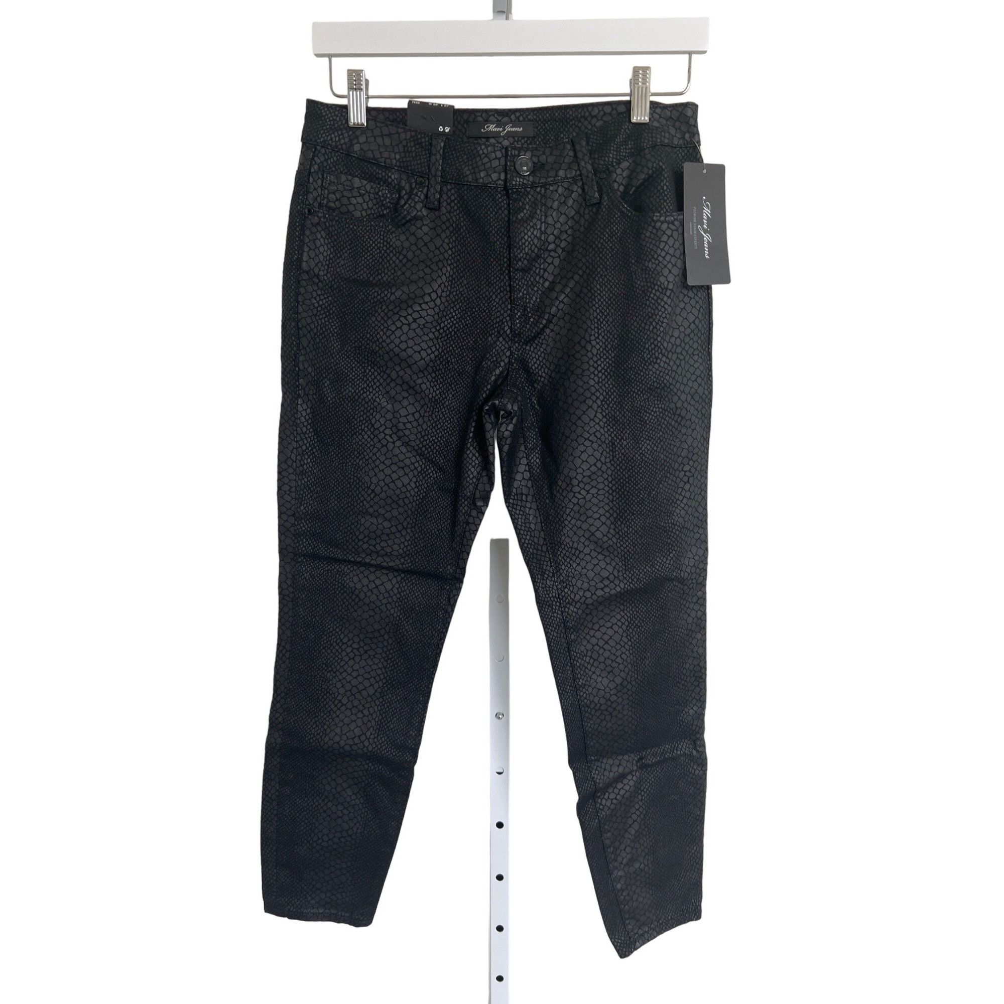 Mavi Mavi Tess Black Snake Print Skinny Jeans Size 28" / US 6 / IT 42 - 3 Thumbnail
