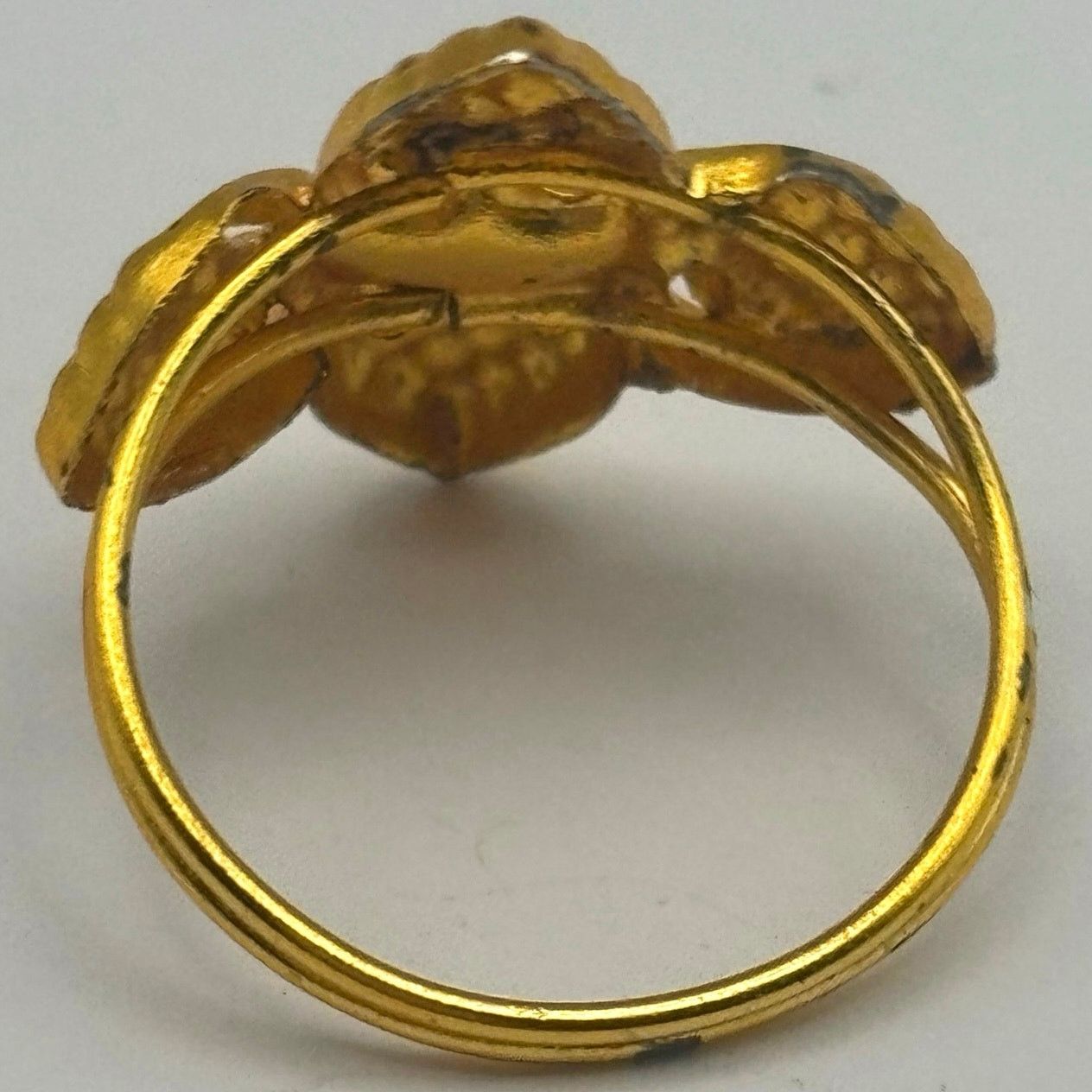 Other Gold & Red Crystal Ring Size ONE SIZE - 6 Thumbnail
