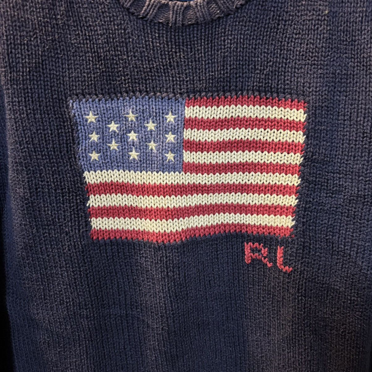 Polo Ralph Lauren Polo Ralph Lauren American Flag Sweater Size US XL / EU 56 / 4 - 3 Thumbnail